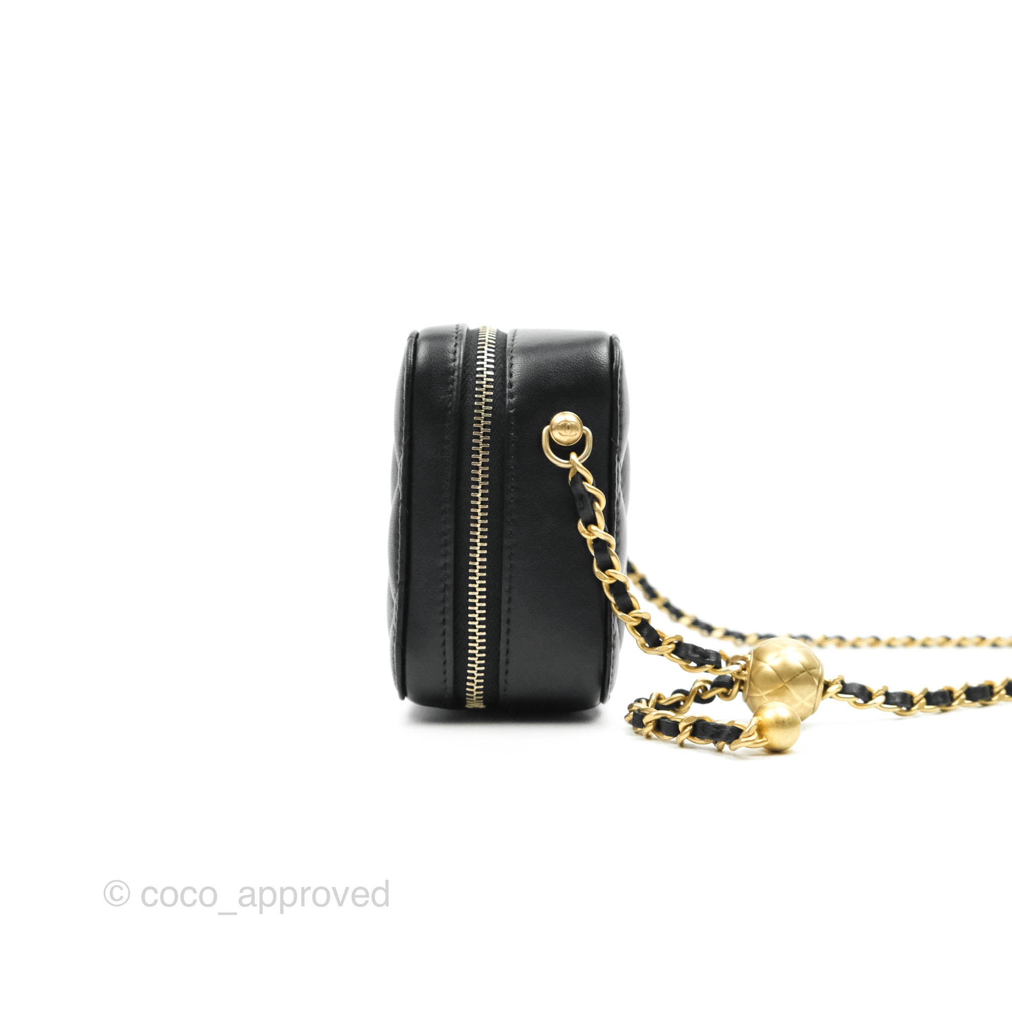 Chanel Mini Camera Case Black Lambskin ref.810304 - Joli Closet