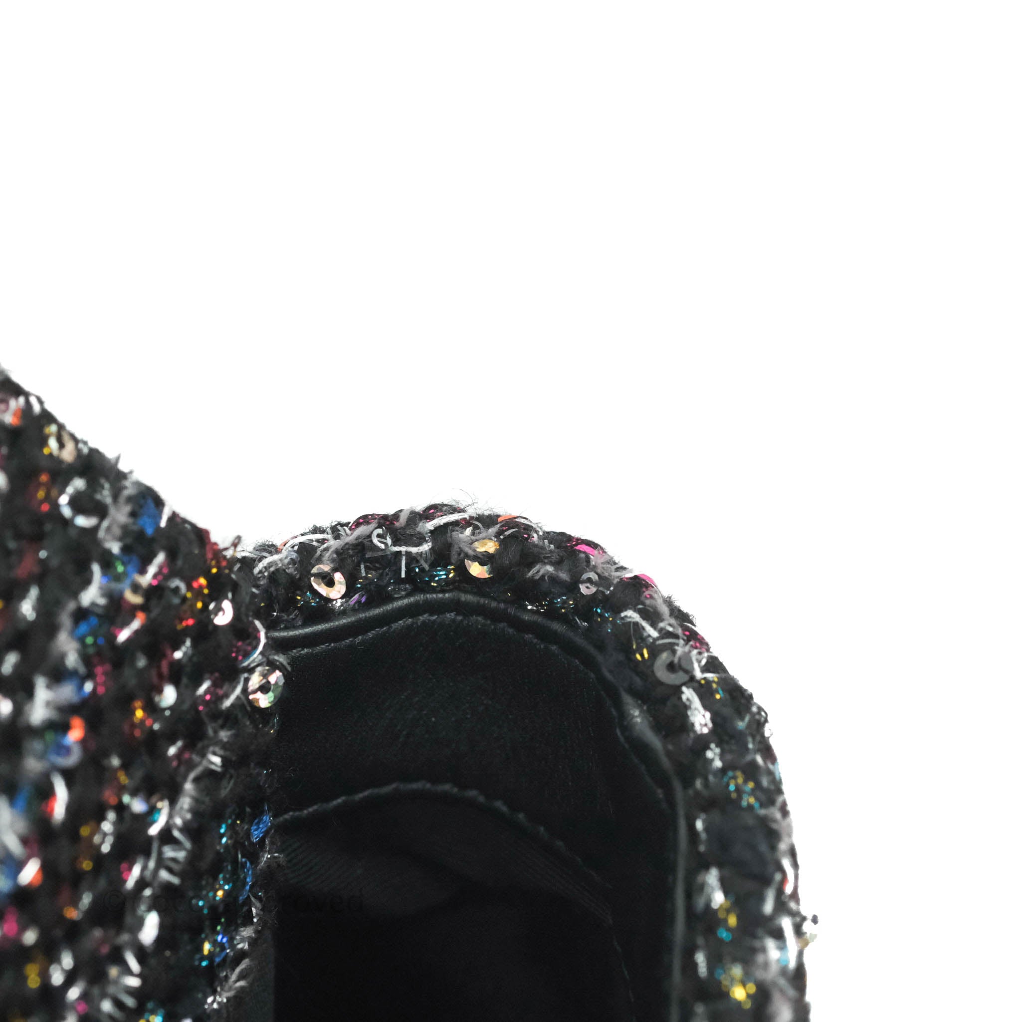 Chanel 19 Tweed Sequin Quilted Flap Black Multicolor – Coco Approved Studio