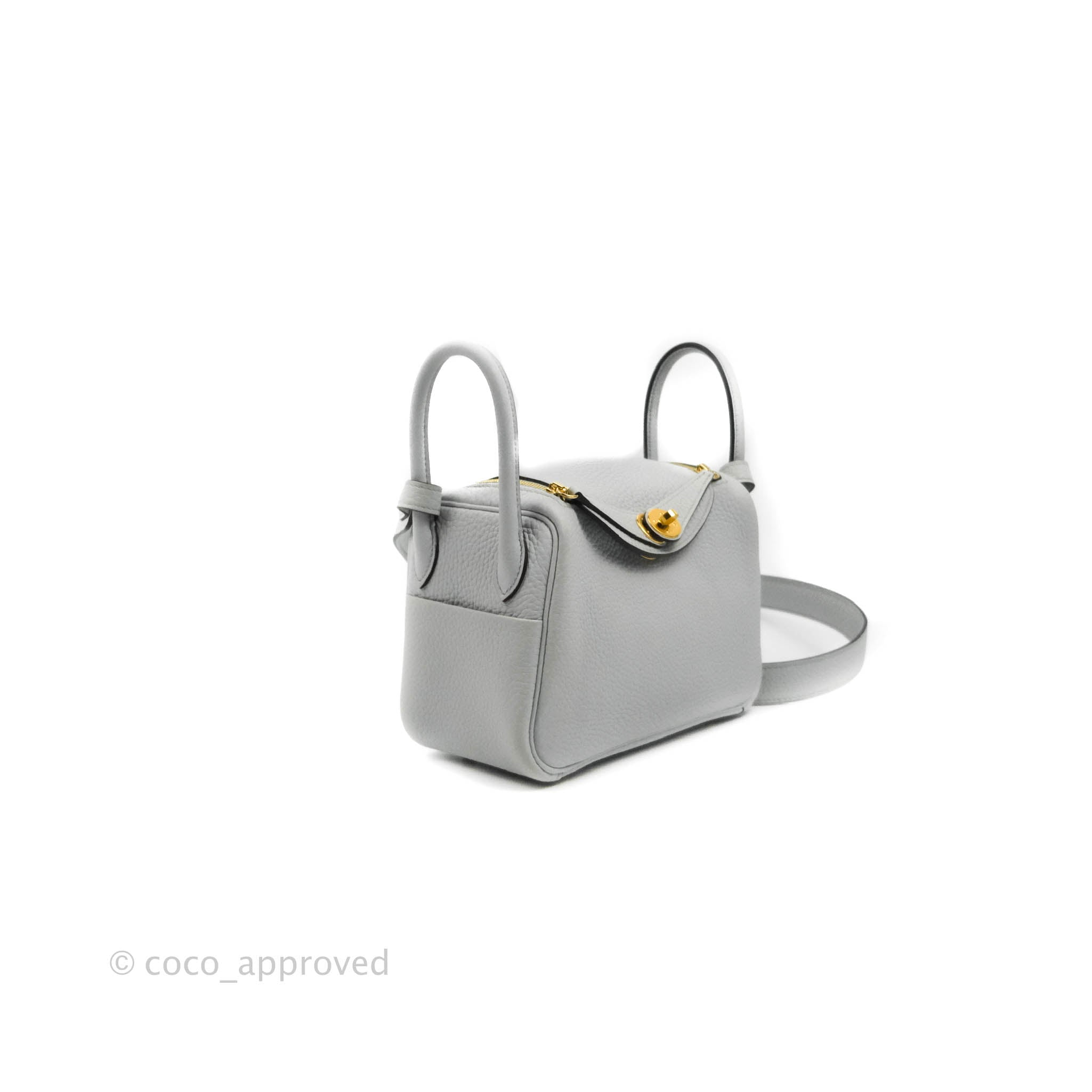 HERMÈS Mini Lindy shoulder bag in Bleu Pale Taurillon Clemence leather with  Palladium hardware-Ginza Xiaoma – Authentic Hermès Boutique