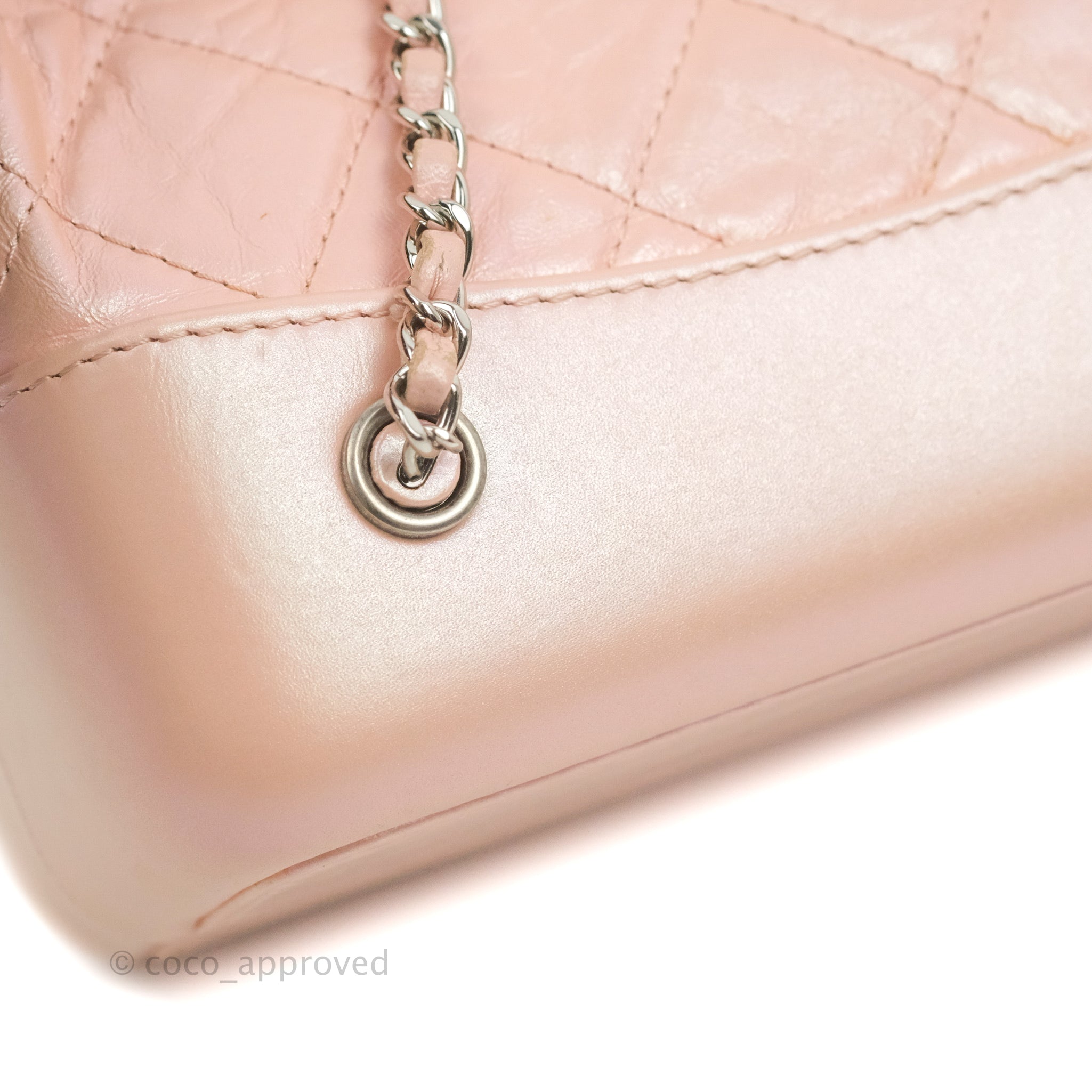 Chanel Quilted Iridescent Aged Calfskin Hobo