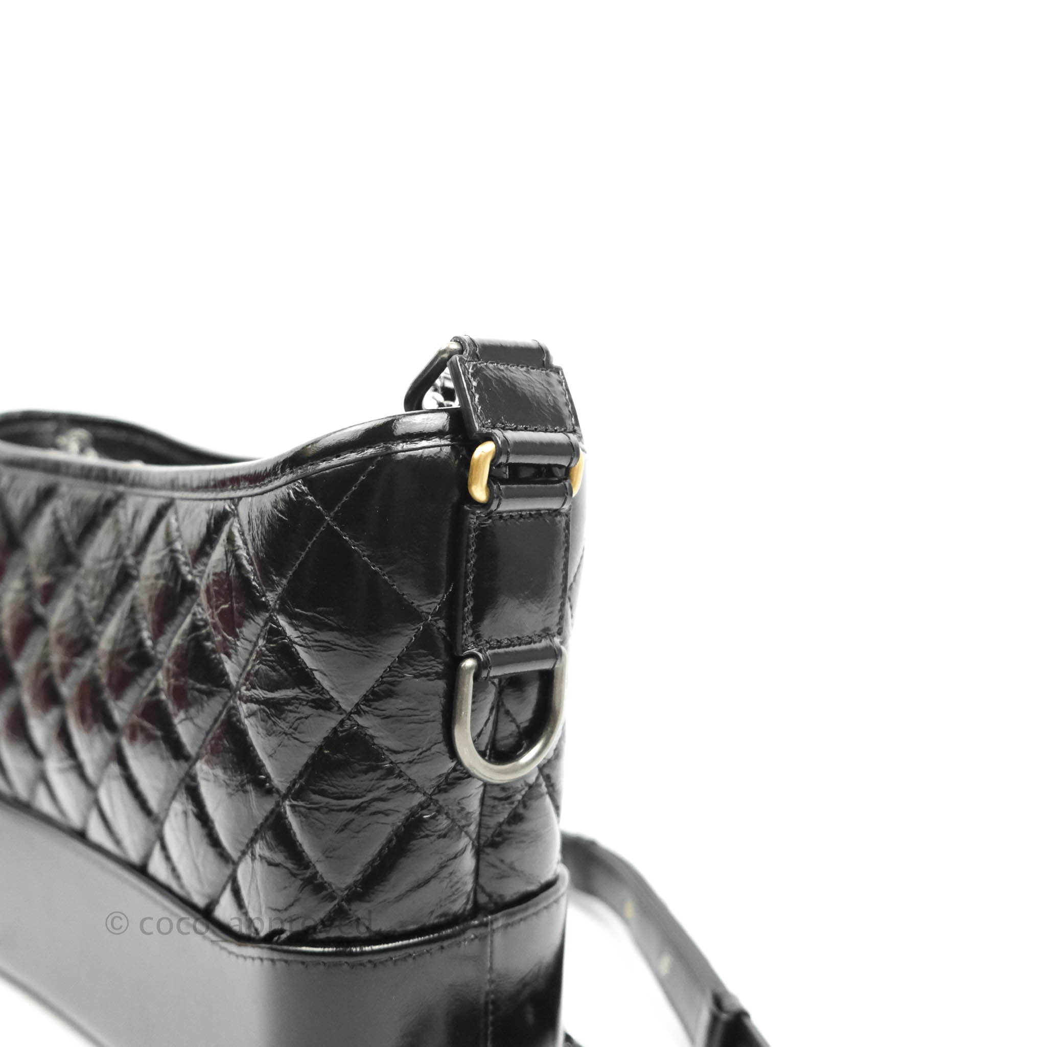 Chanel Blue And Black Quilted Aged Calfskin Medium Gabrielle Hobo  Ruthenium, Gold, And Silver Hardware, 2018-2019 Available For Immediate  Sale At Sotheby's