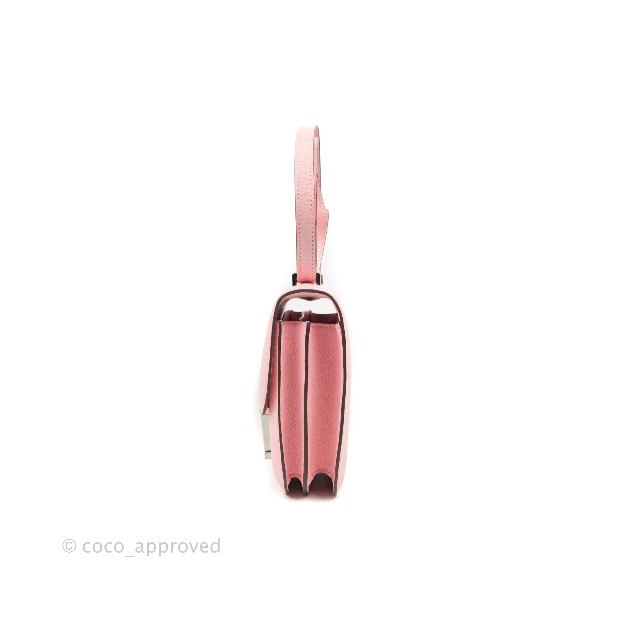 Hermès Pink 2022 Chevre Mysore Mini Constance 18