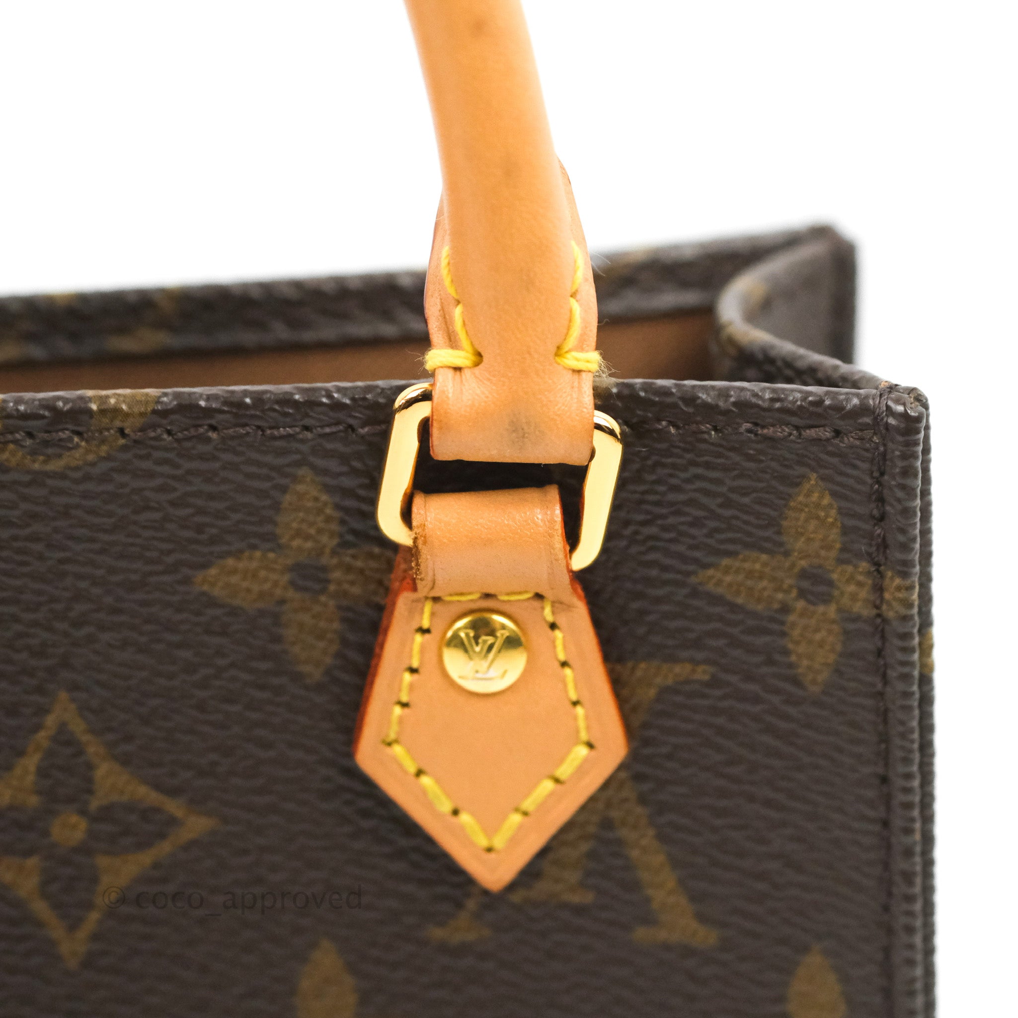 Louis Vuitton Monogram Canvas Petit Sac Plat bag – Coco Approved