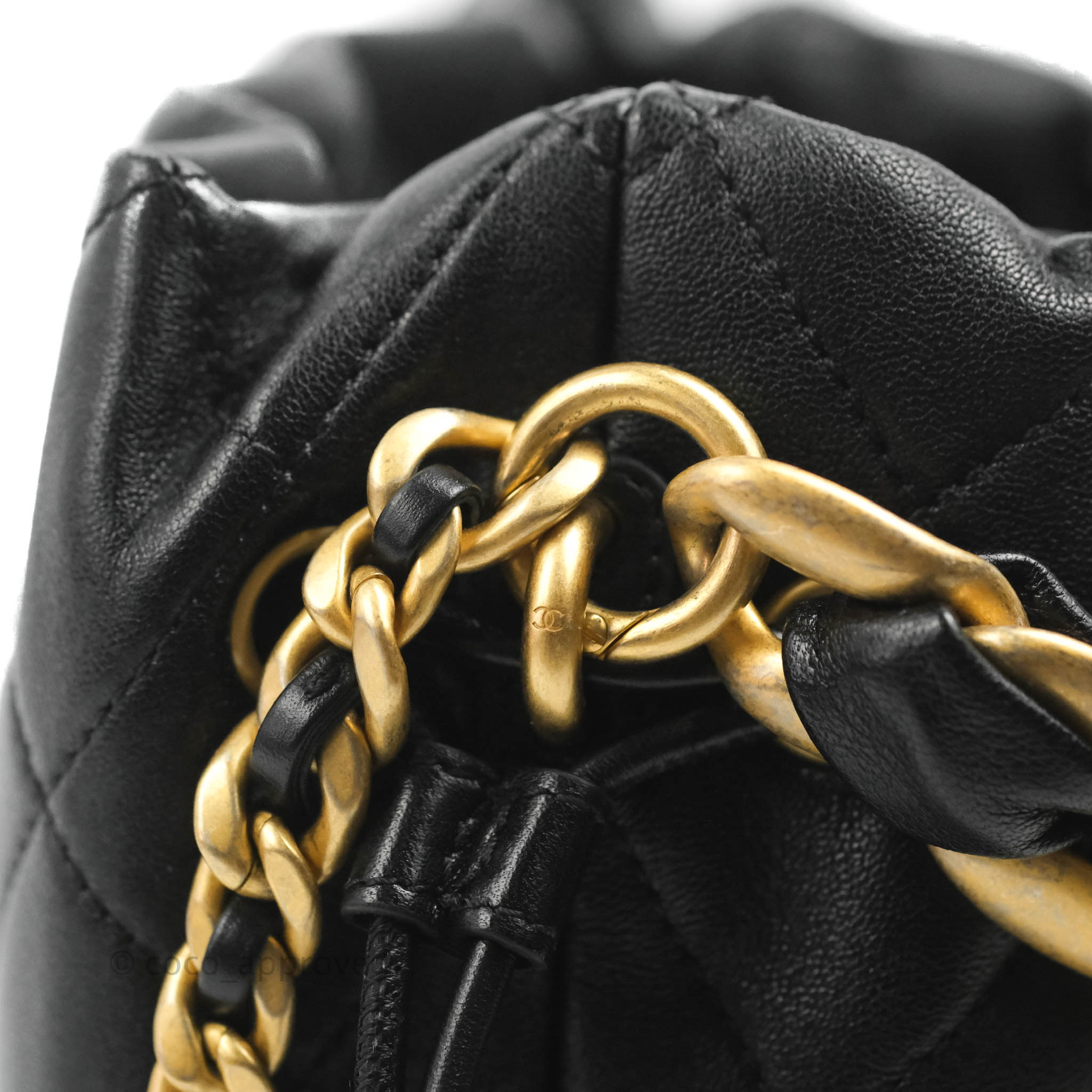 Chanel Yellow 2019 Calfskin Bucket Bag · INTO