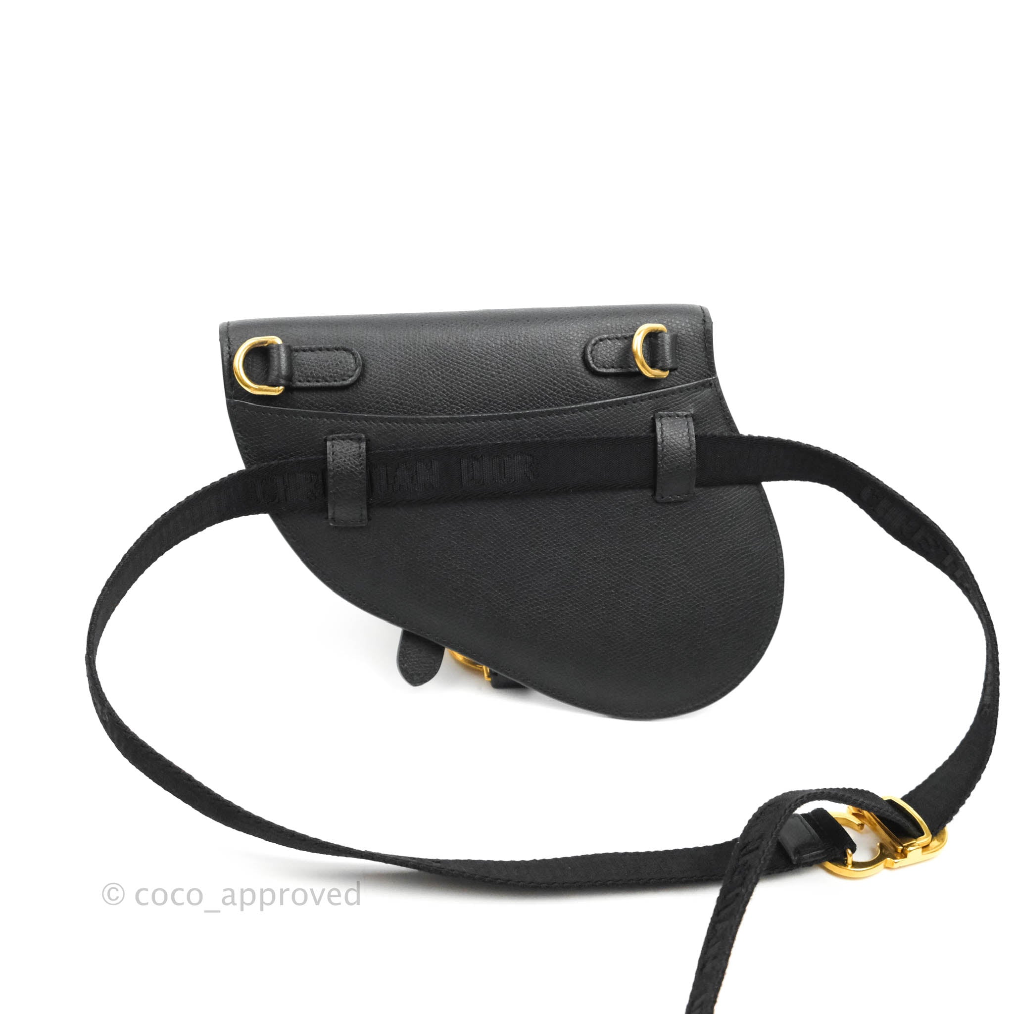 Dior Saddle Belt Bag Calfskin Blush in Calfskin with Aged Gold-tone - US