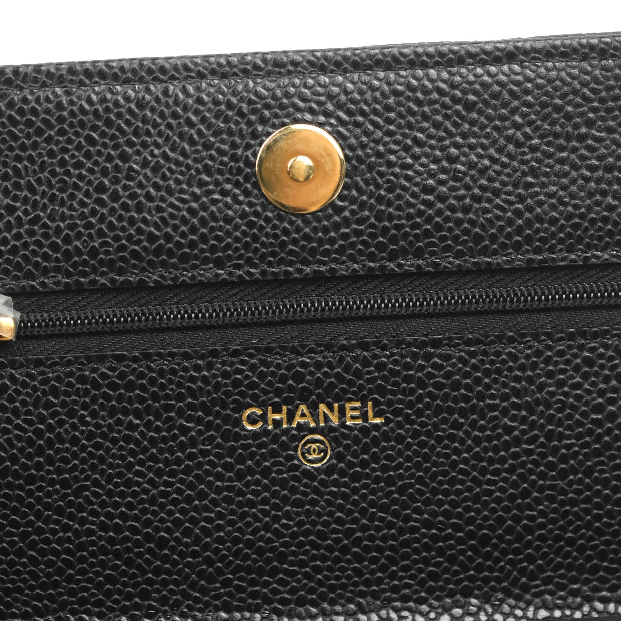 Chanel Quilted Classic Wallet on Chain WOC Black Caviar Gold Hardware – Coco  Approved Studio