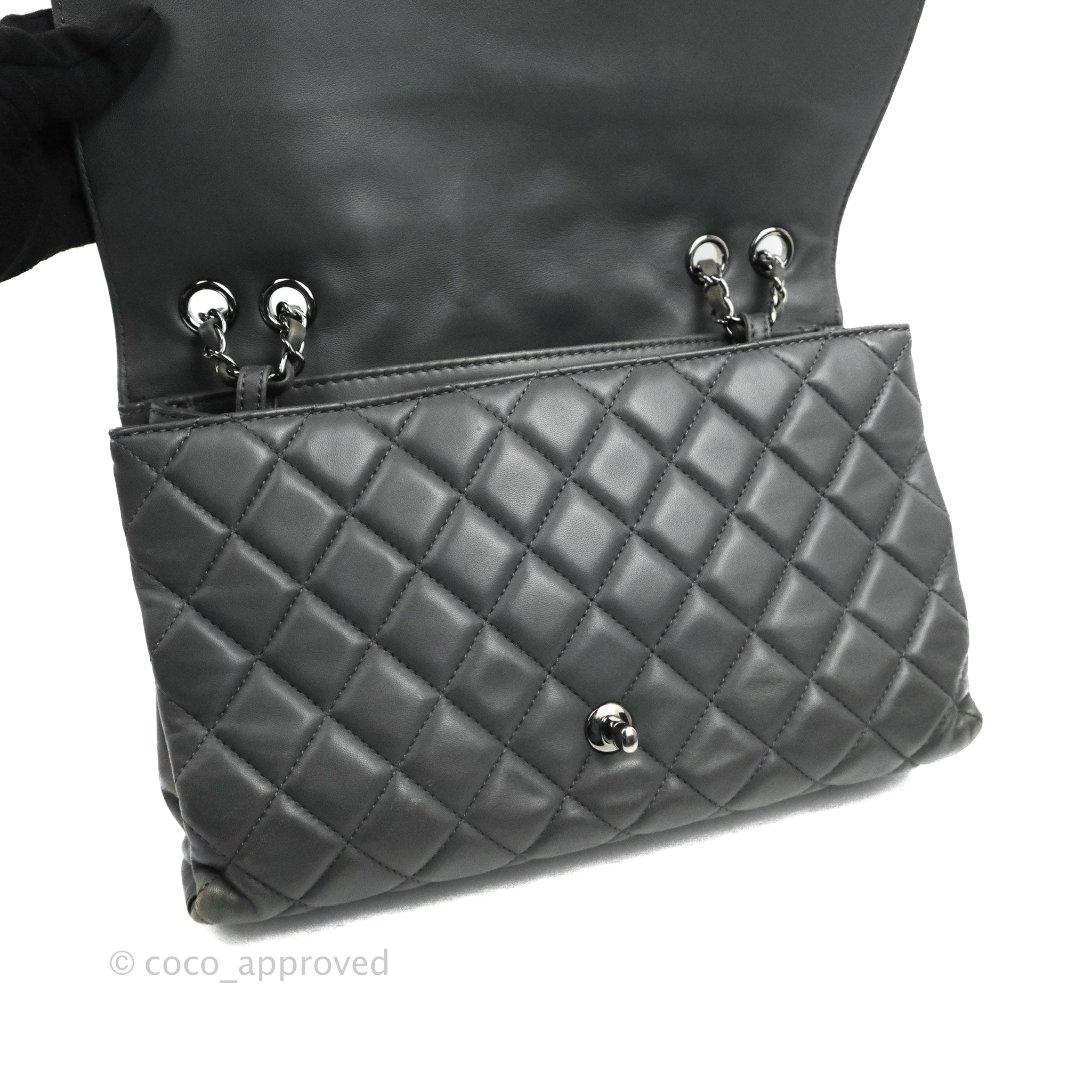 Chanel Coco Loop Flap Bag Quilted Lambskin Jumbo at 1stDibs