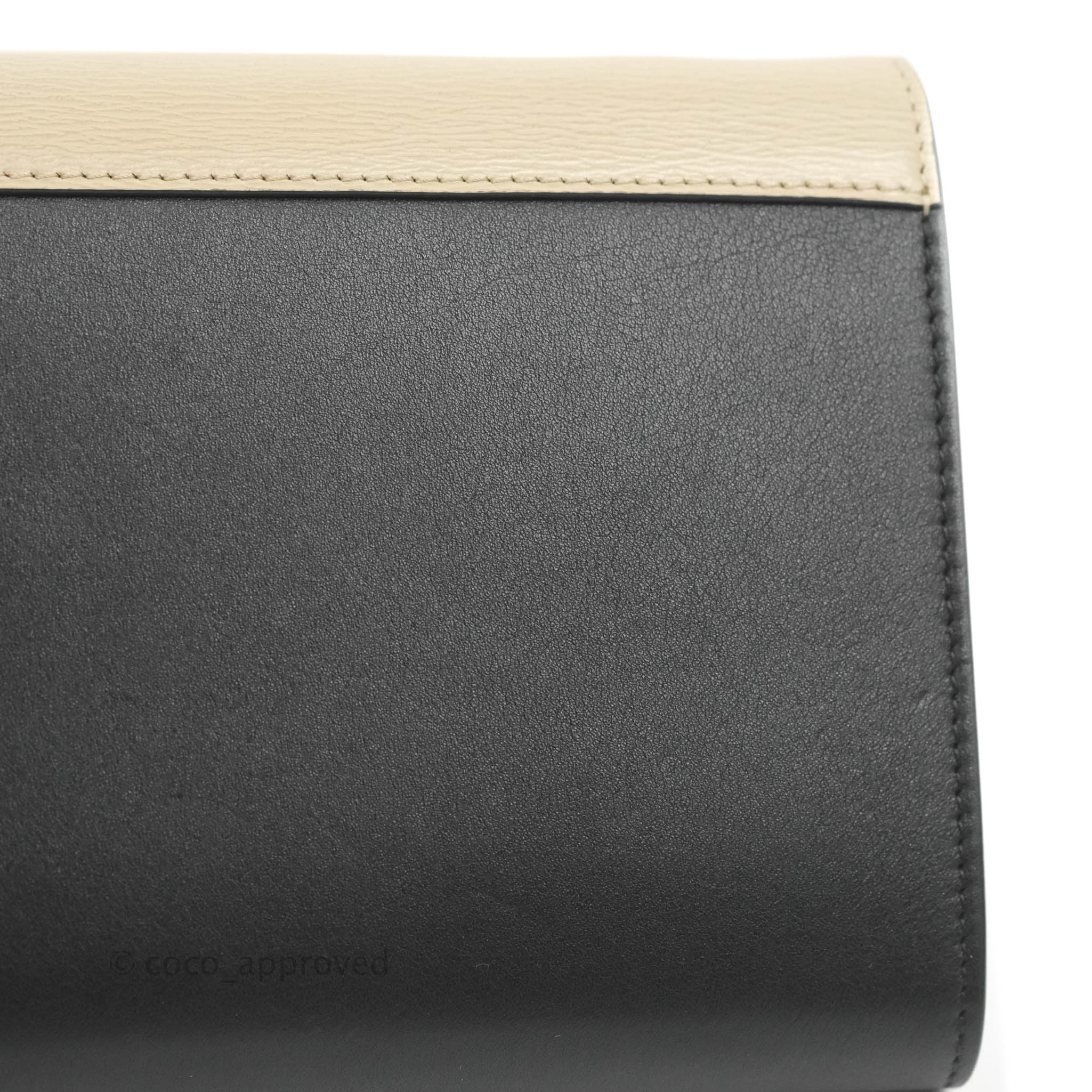 Celine Pocket Envelope Wallet on Chain Beige/Pink/Black – Coco