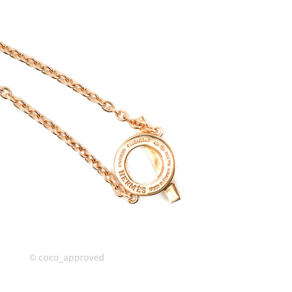 Hermès Finesse Bracelet Rose Gold Coco Approved Studio