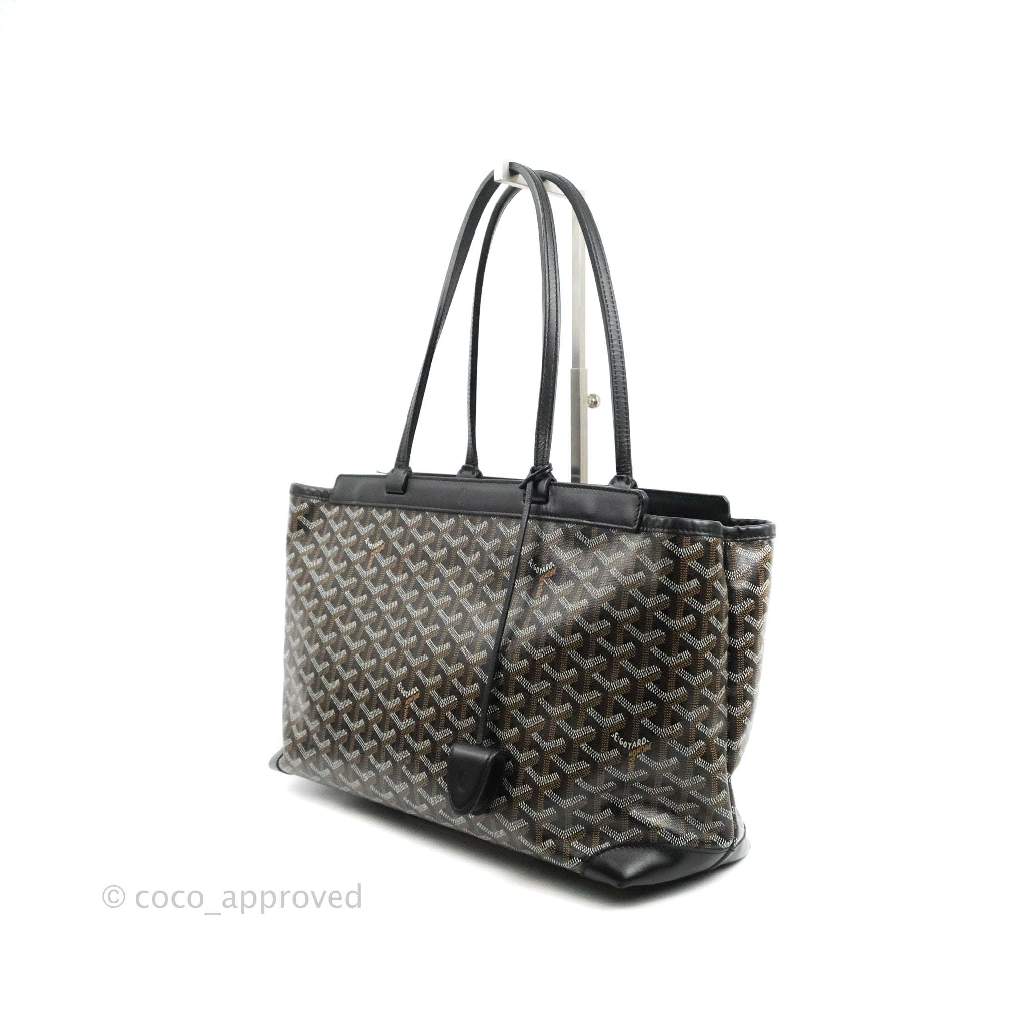 Goyard Goyardine Black Bellechasse Biaude PM Bag Silver Hardware – Madison  Avenue Couture