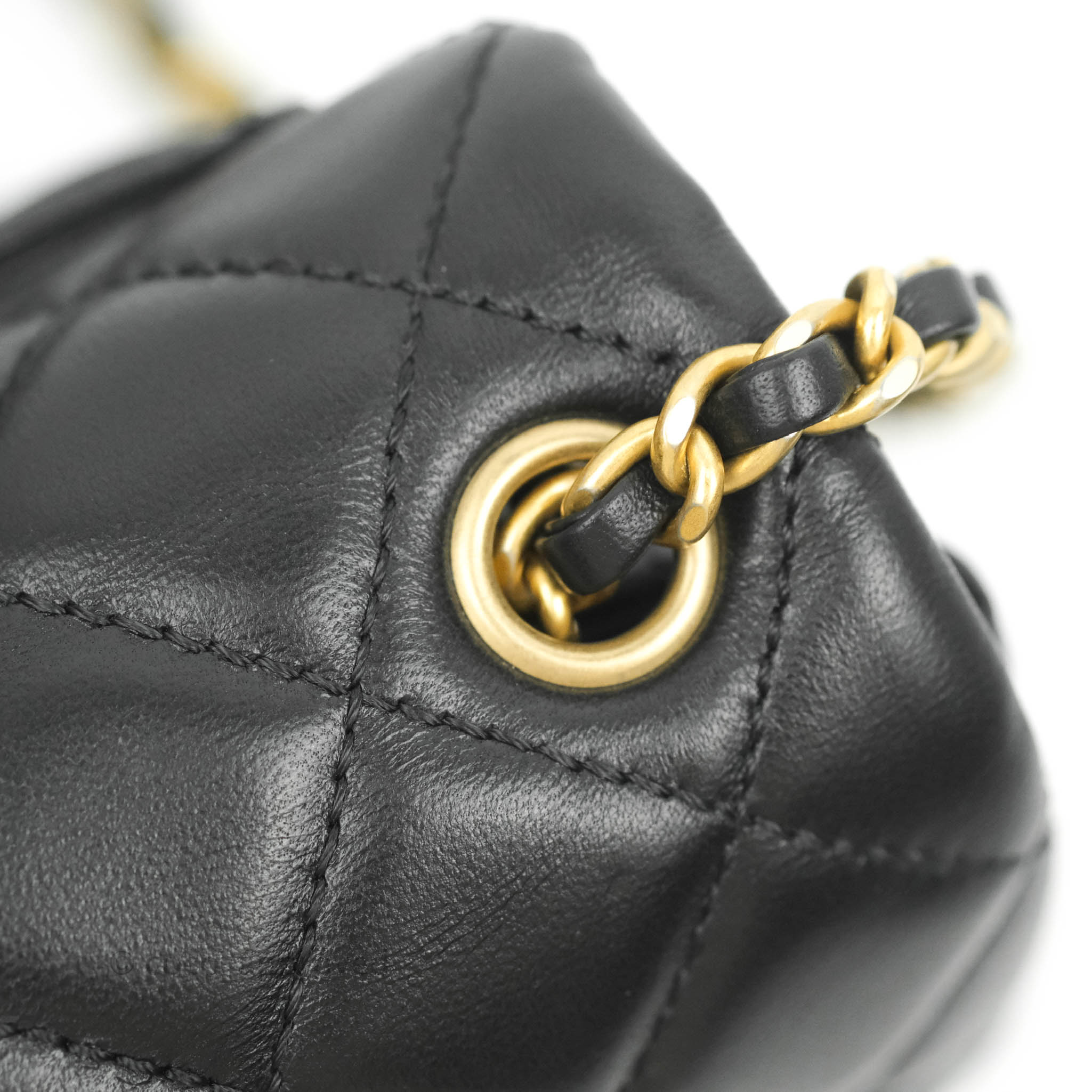 Chanel Black Caviar Square Classic Mini Flap Bag GHW – Boutique Patina