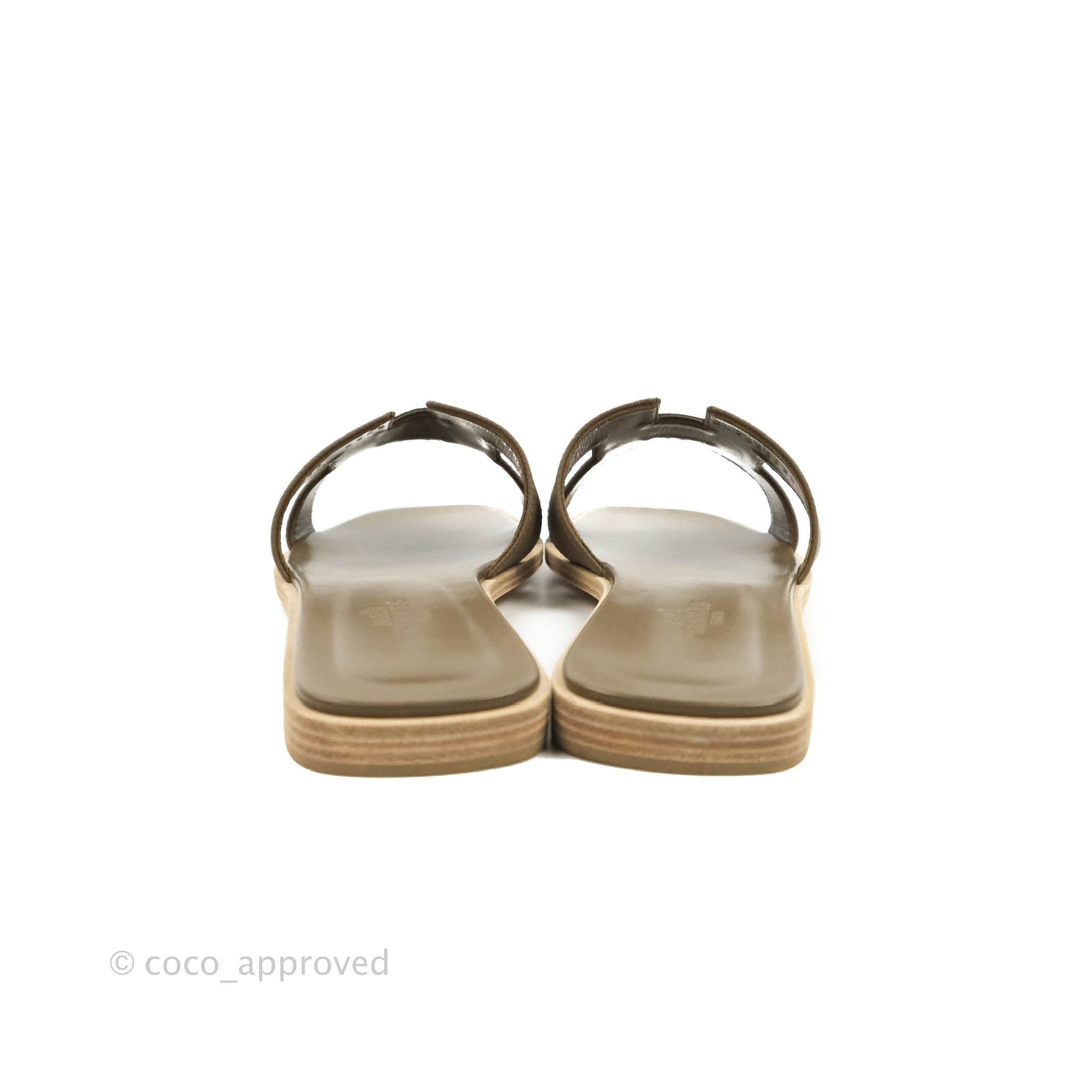 Hermès Oran Sandals (Etoupe) – The Luxury Shopper