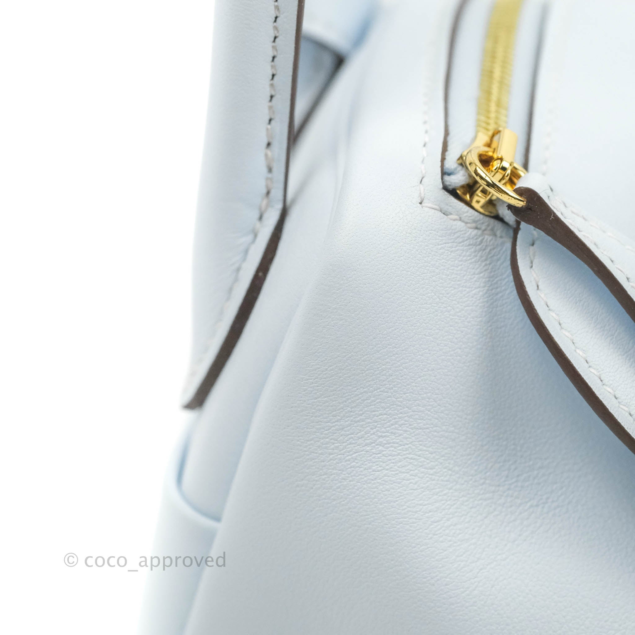 Hermès Mauve Pale And Gold Swift Verso Mini Lindy 20 Palladium