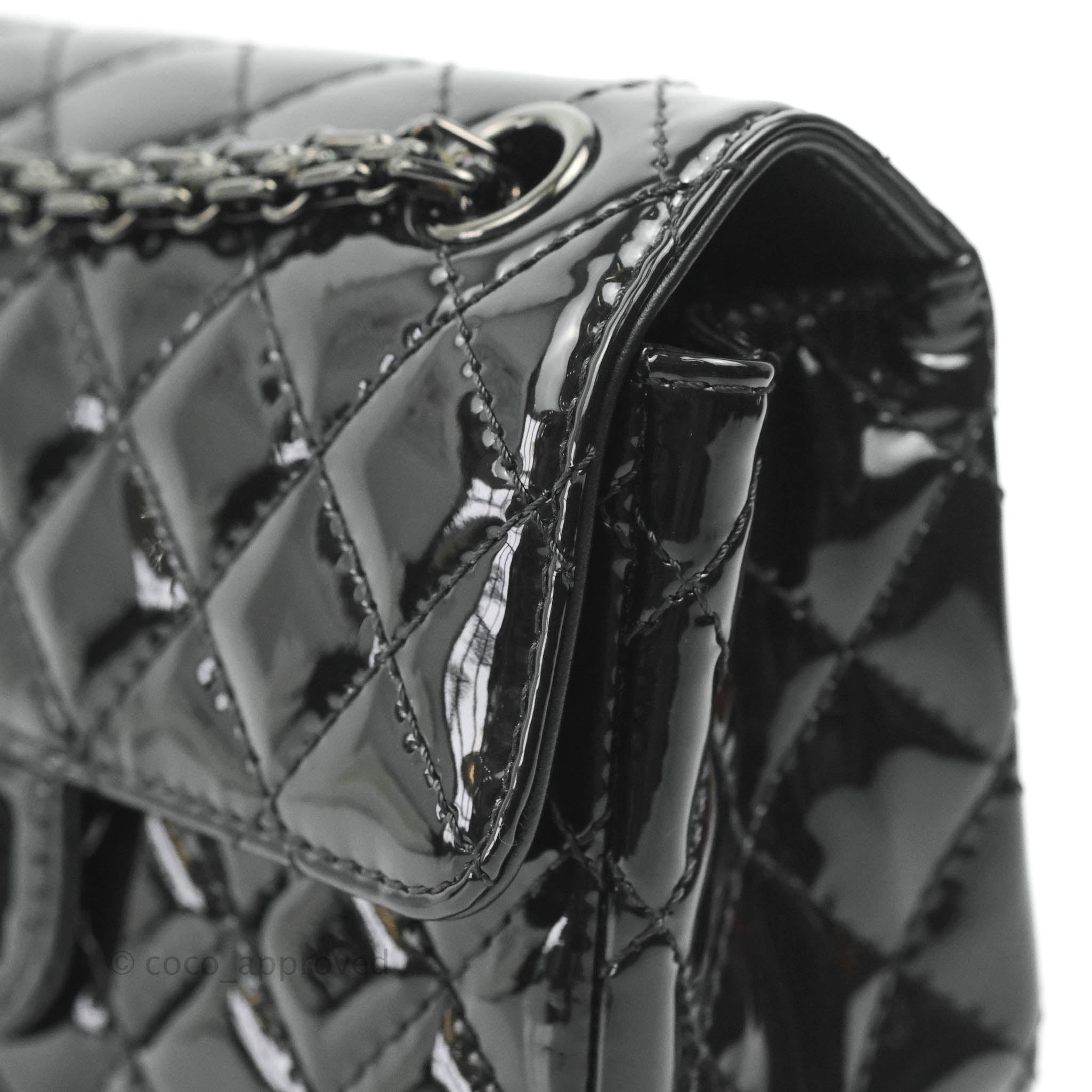 Chanel Quilted Mini Reissue 224 So Black Patent – Coco Approved Studio