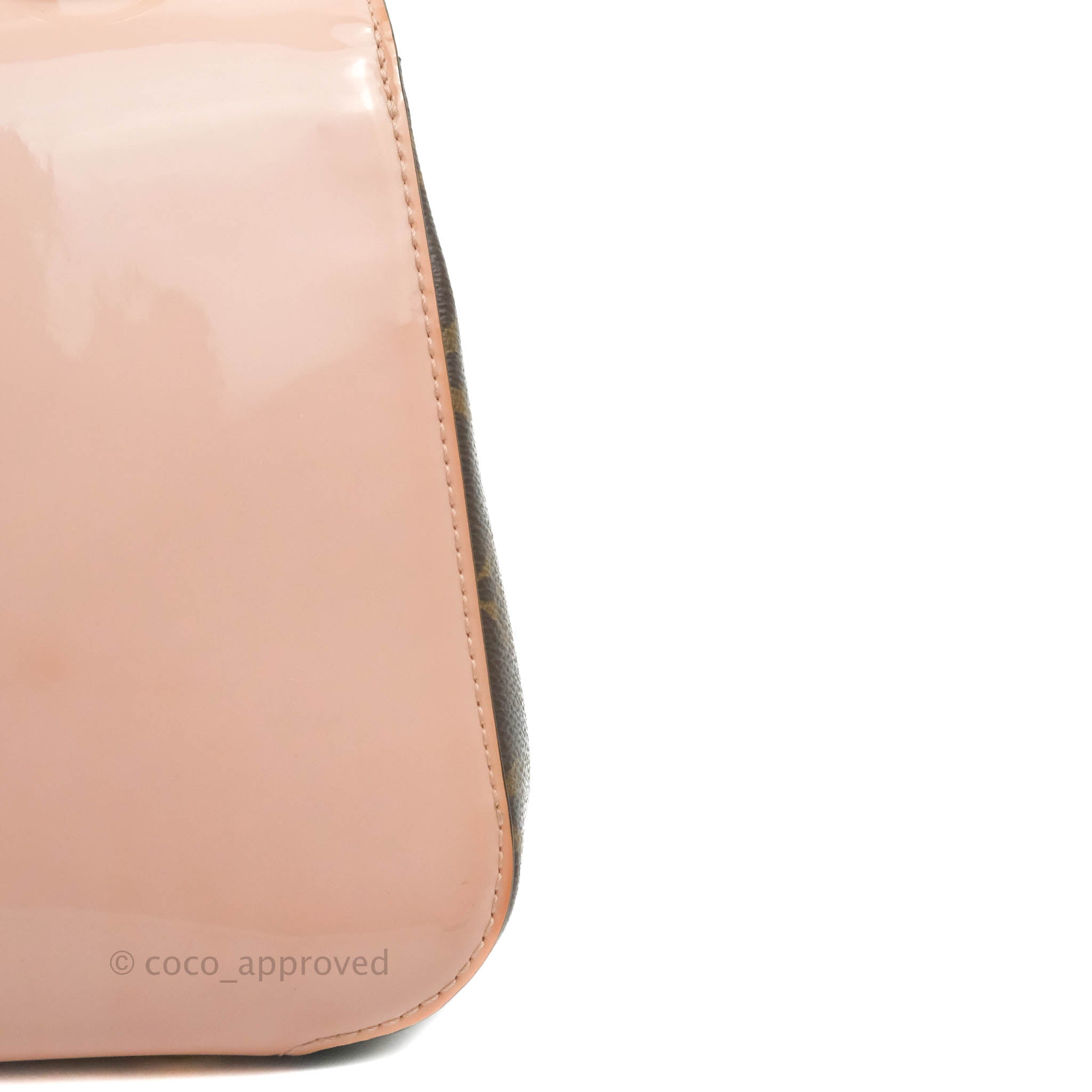 Louis Vuitton Cherrywood PM Handbag Patent Monogram Canvas – Coco Approved  Studio