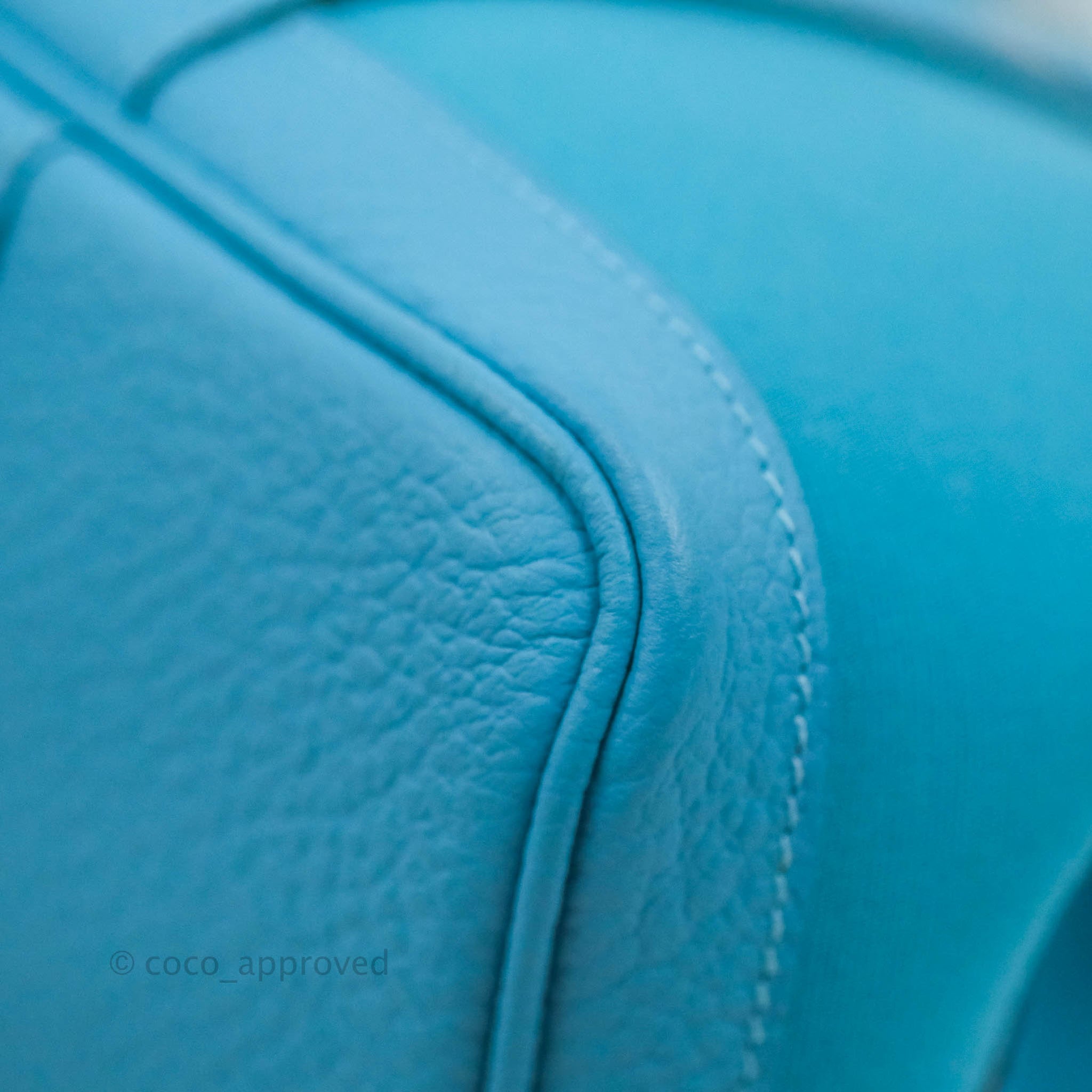 【新品同様 /ライトブルー&ボルドー系】HERMES Garden Party 30 Hermes Bleu Du Nord Negonda Garden Party 30 - Luxe Du Jour