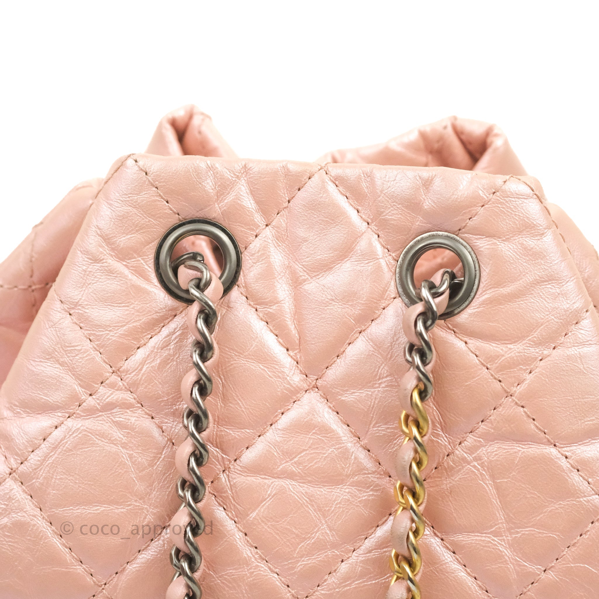 pink chanel mini backpack purse