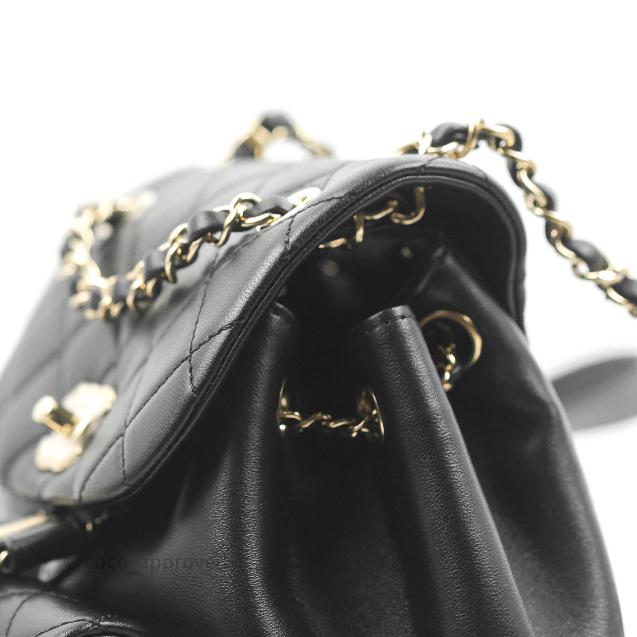 Chanel Black Caviar Small Duma Backpack Gold Hardware, 2023