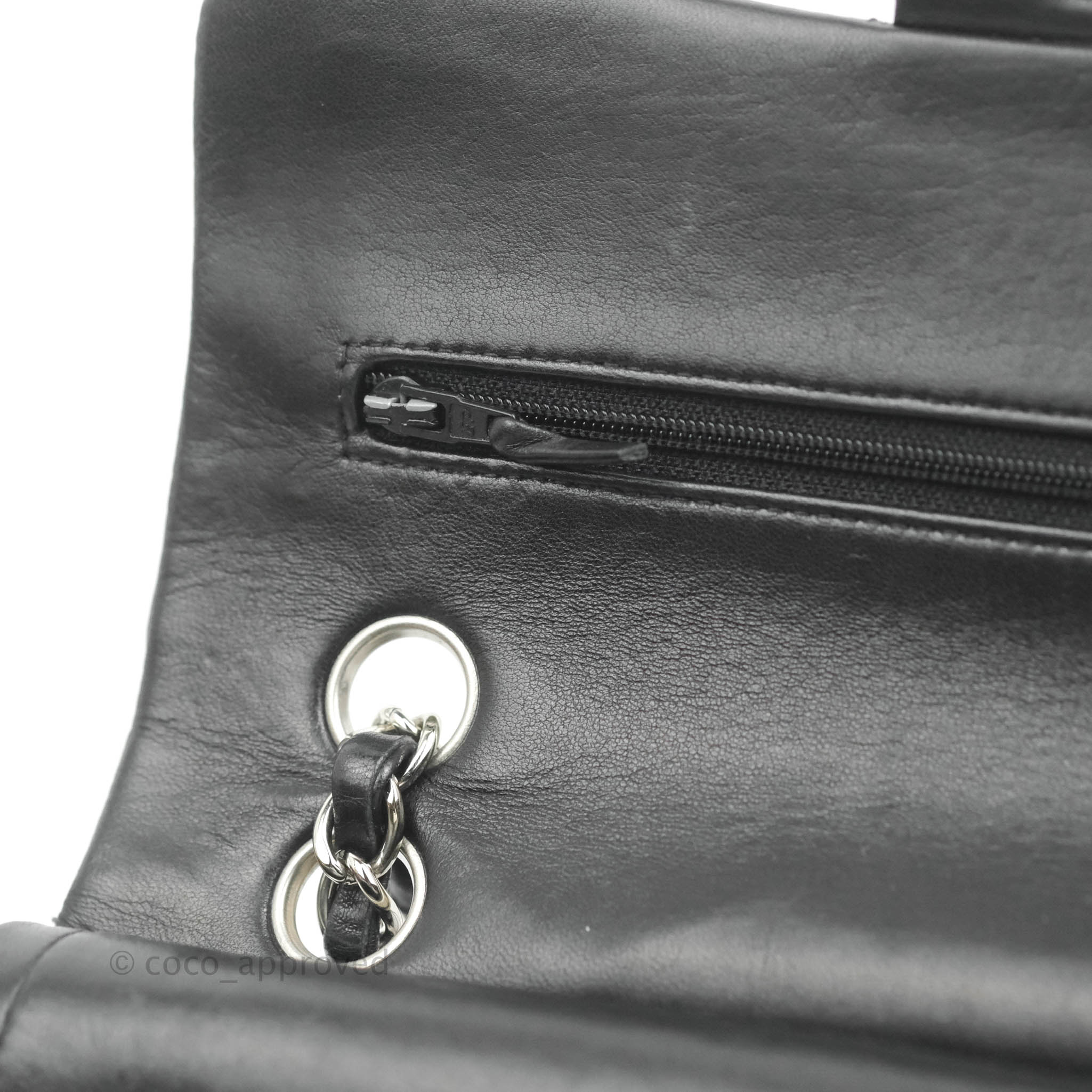 Chanel + Classic Small Flap Wallet Lambskin & Gold-Tone Metal Black