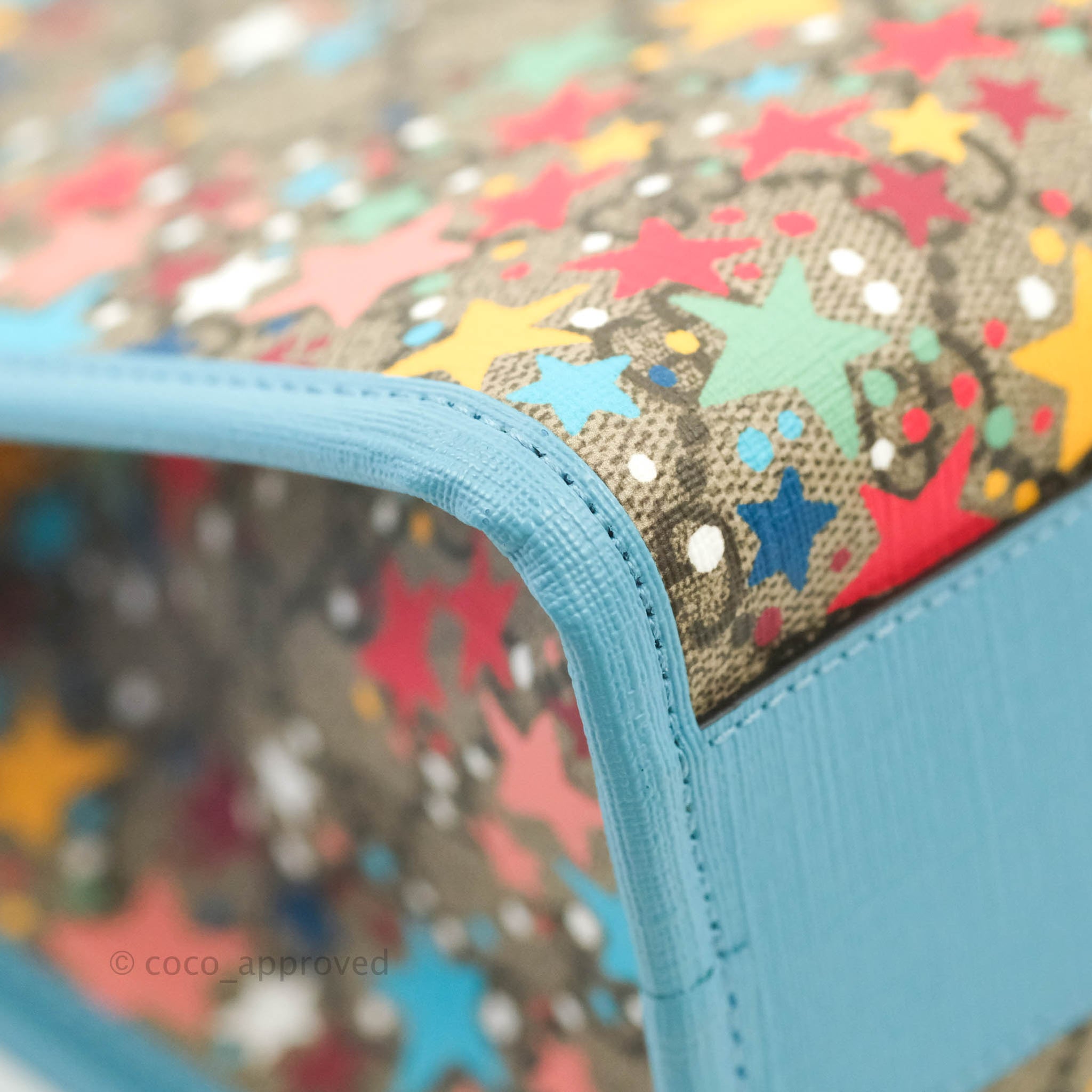 Gucci Kids Tote Bag GG Star Printed Blue – Coco Approved Studio