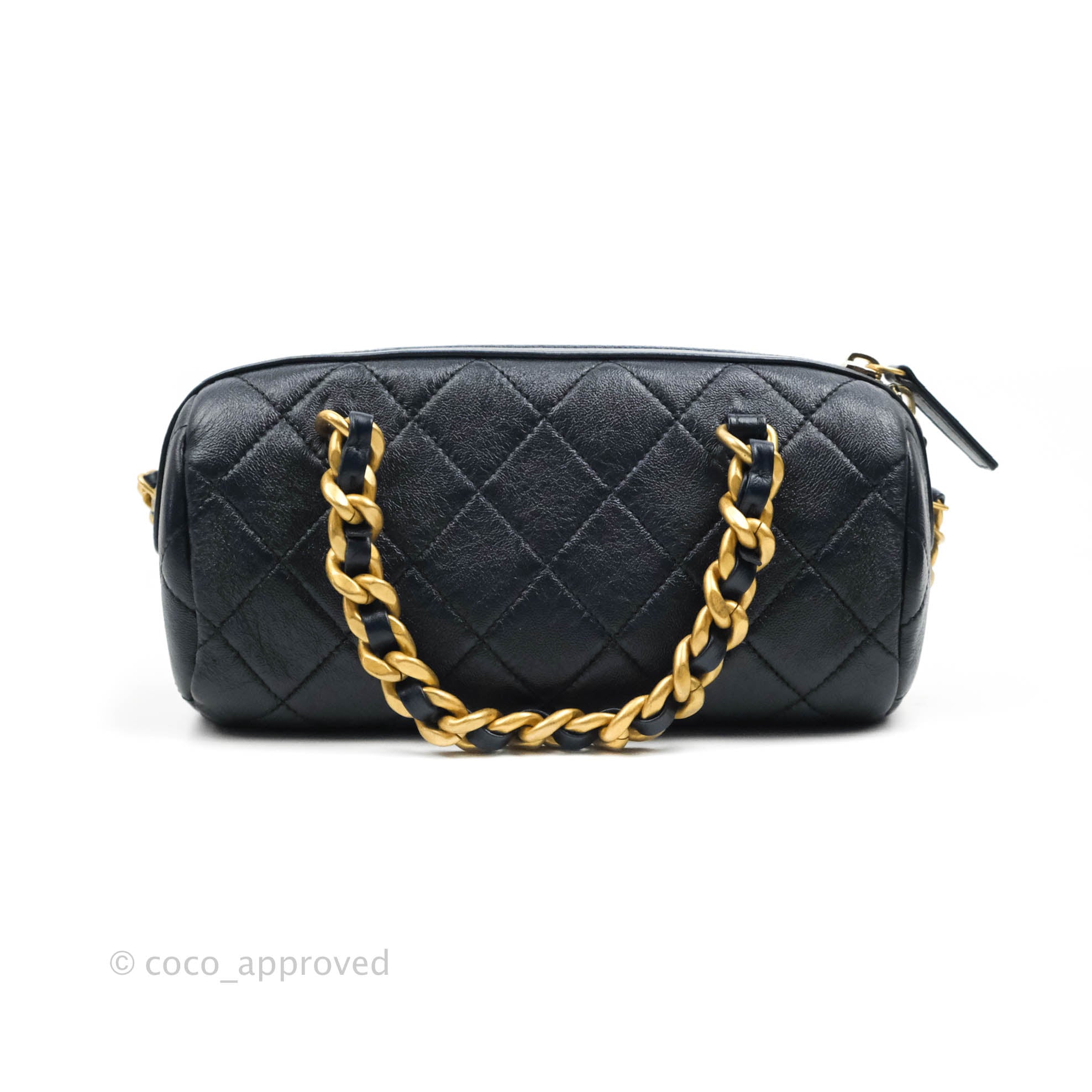 Chanel Black Quilted Calfskin Mini Fashion Therapy Bag Gold Hardware, 2020 (Very Good)