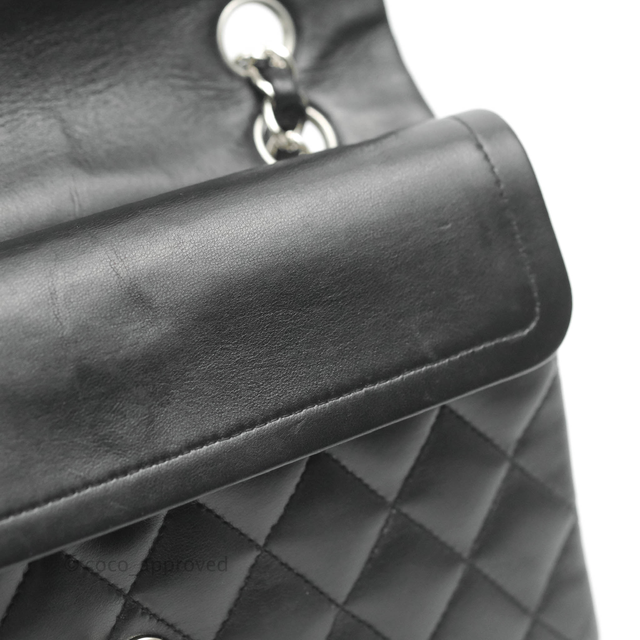 Chanel Jumbo Double Flap So Black Lambskin Black Hardware⁣⁣ – Coco Approved  Studio