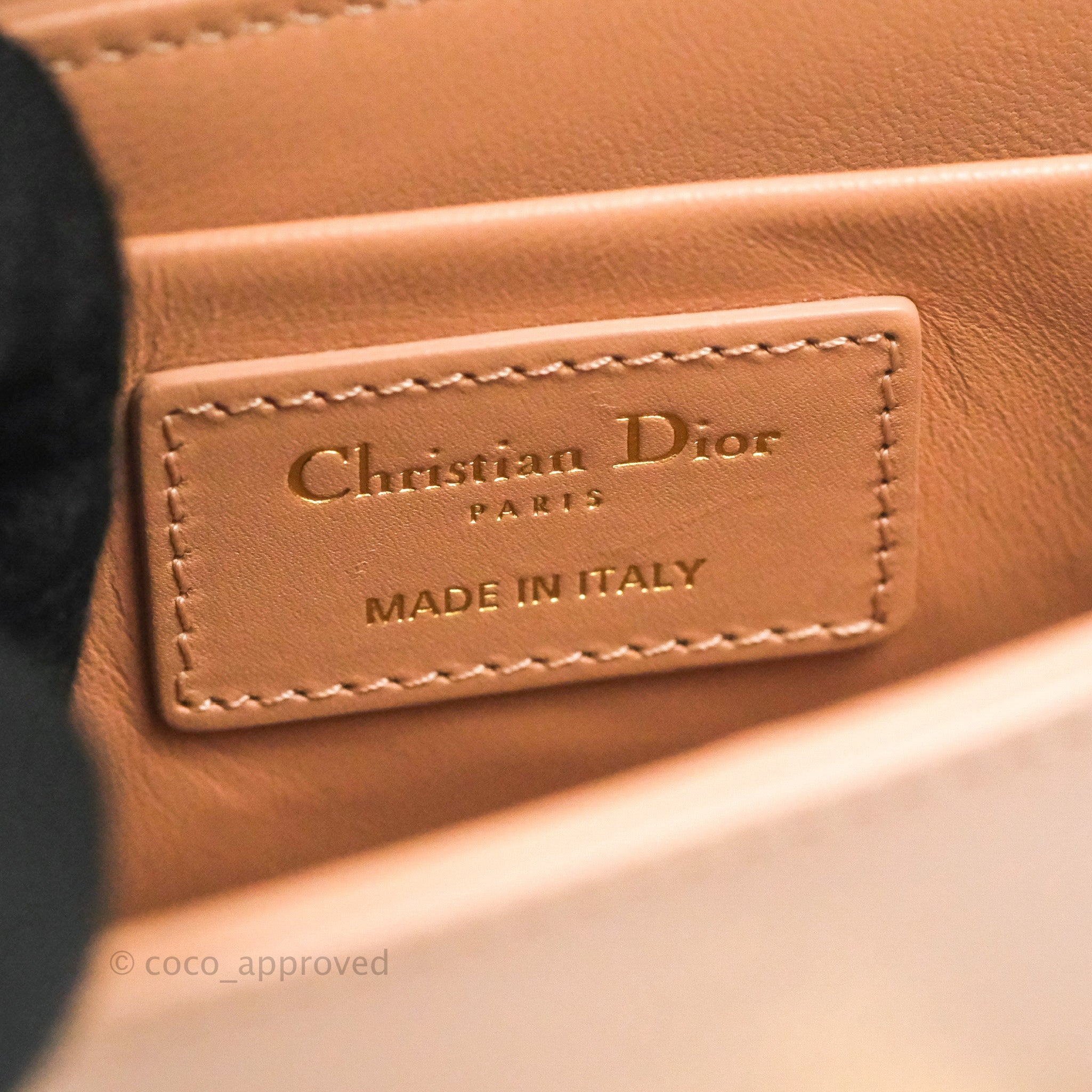 Christian Dior 30 Montaigne Box Bag Rose Des Vents Calfskin – Coco