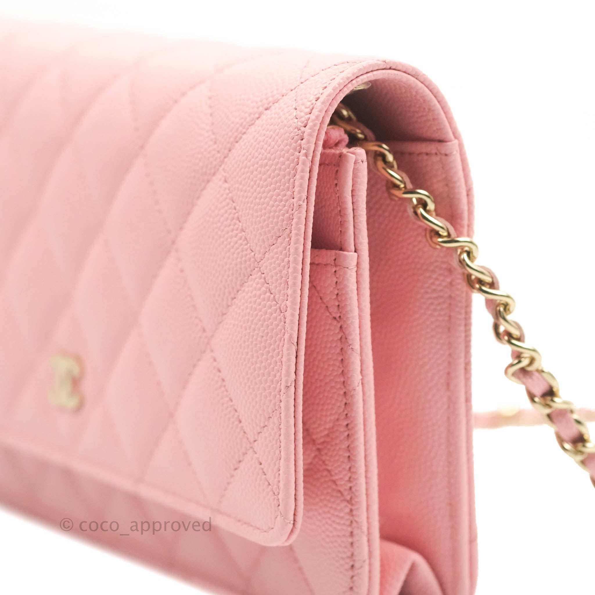 Chanel Wallet On Chain WOC Pink Caviar Gold Hardware – Madison Avenue  Couture