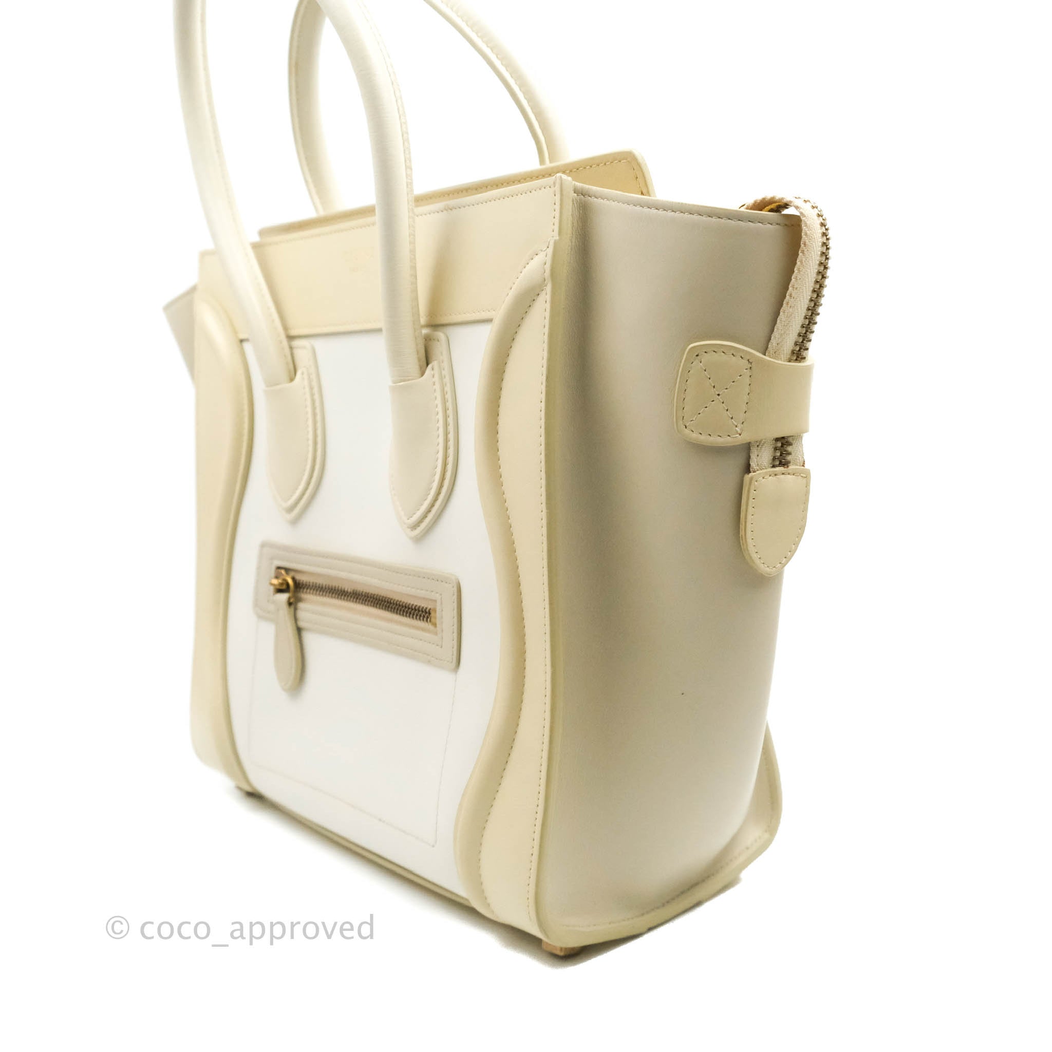 Celine nano luggage beige best sale