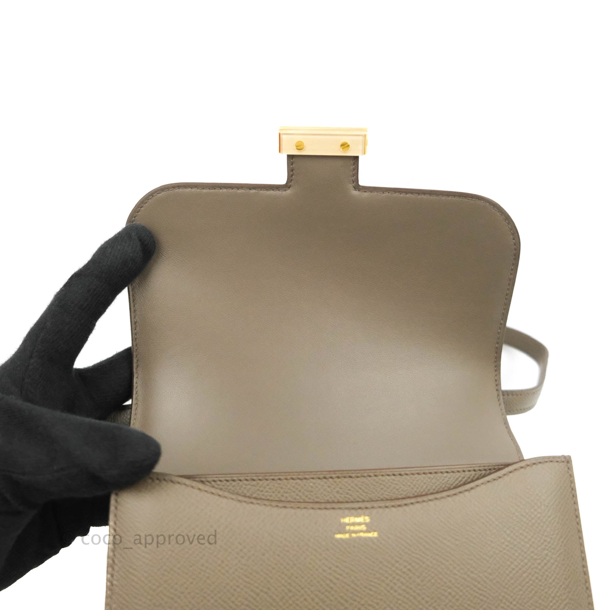 Hermès Constance III Mini 18cm Veau Epsom Gold 37 Gold Hardware