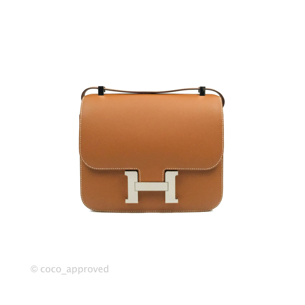 Hermès Constance III 24 Evercolor 37 Gold Epsom Palladium Hardware