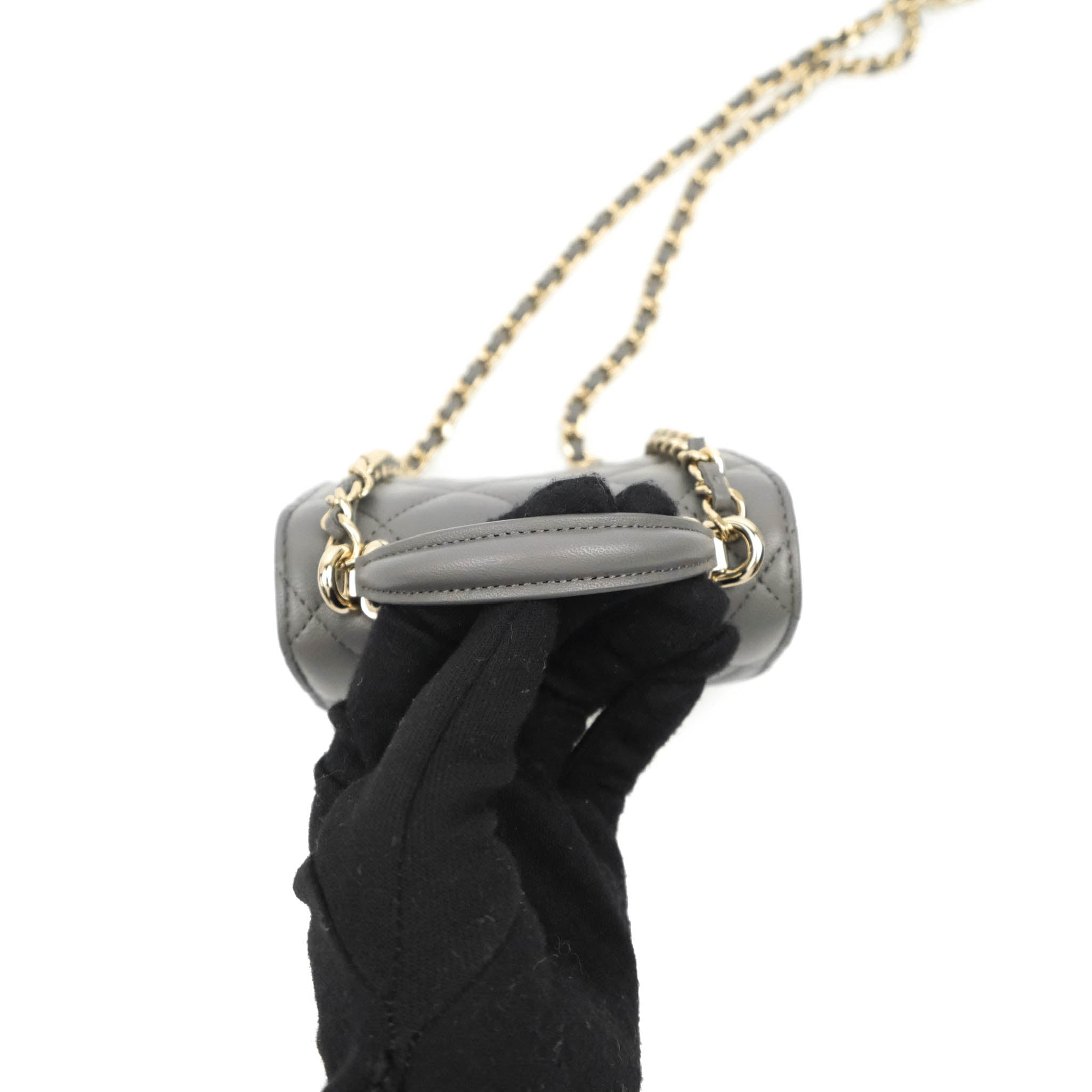 CHANEL Caviar Quilted Small Clutch With Chain Black, FASHIONPHILE
