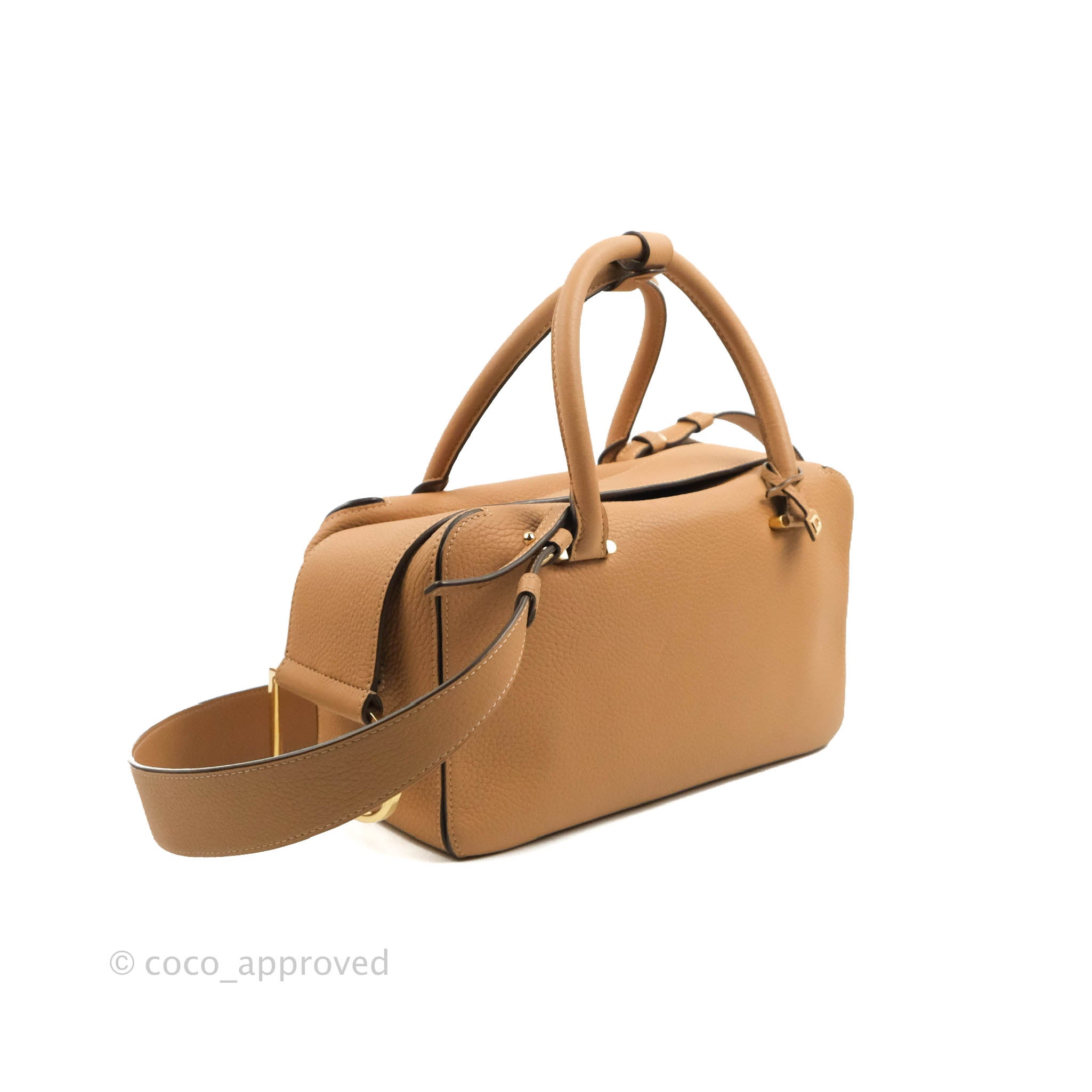 Delvaux 'cool Box Mm' Leather Bag in Brown