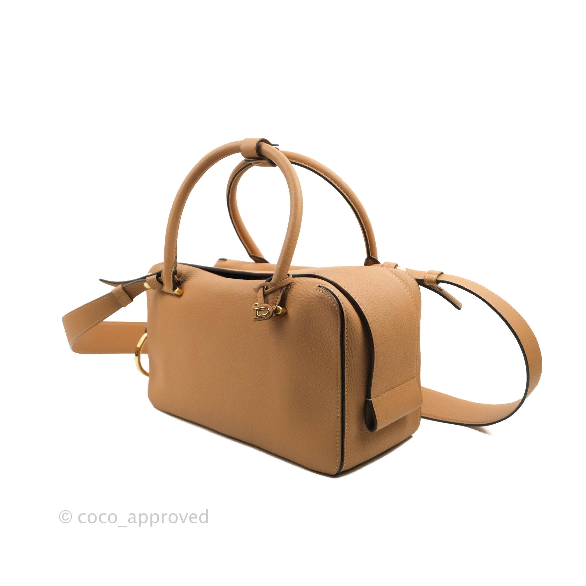 Delvaux 'cool Box Mm' Leather Bag in Brown