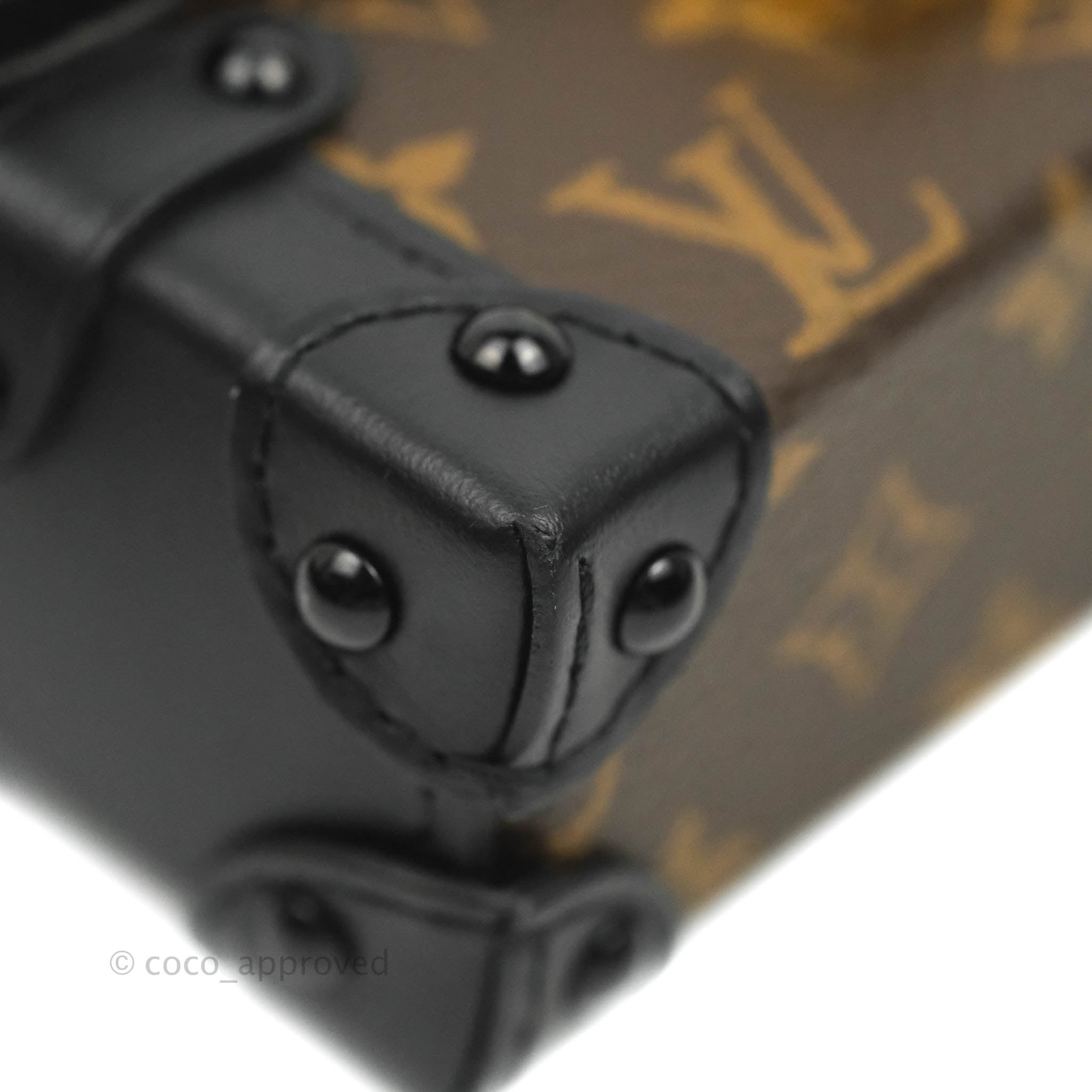 Louis Vuitton Vertical Soft Trunk Monogram Tuffetage Black