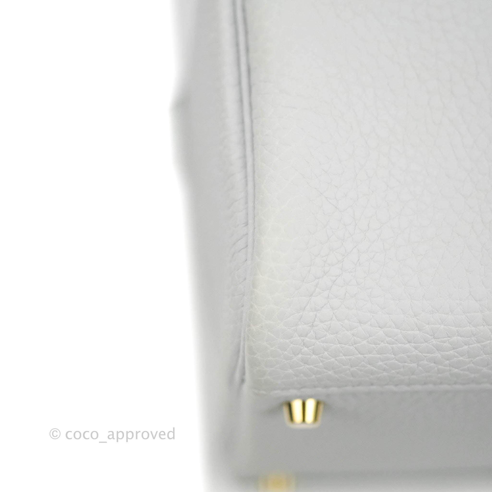 Hermès Mini Lindy 20 Blue Pale Swift Gold Hardware – Coco Approved Studio