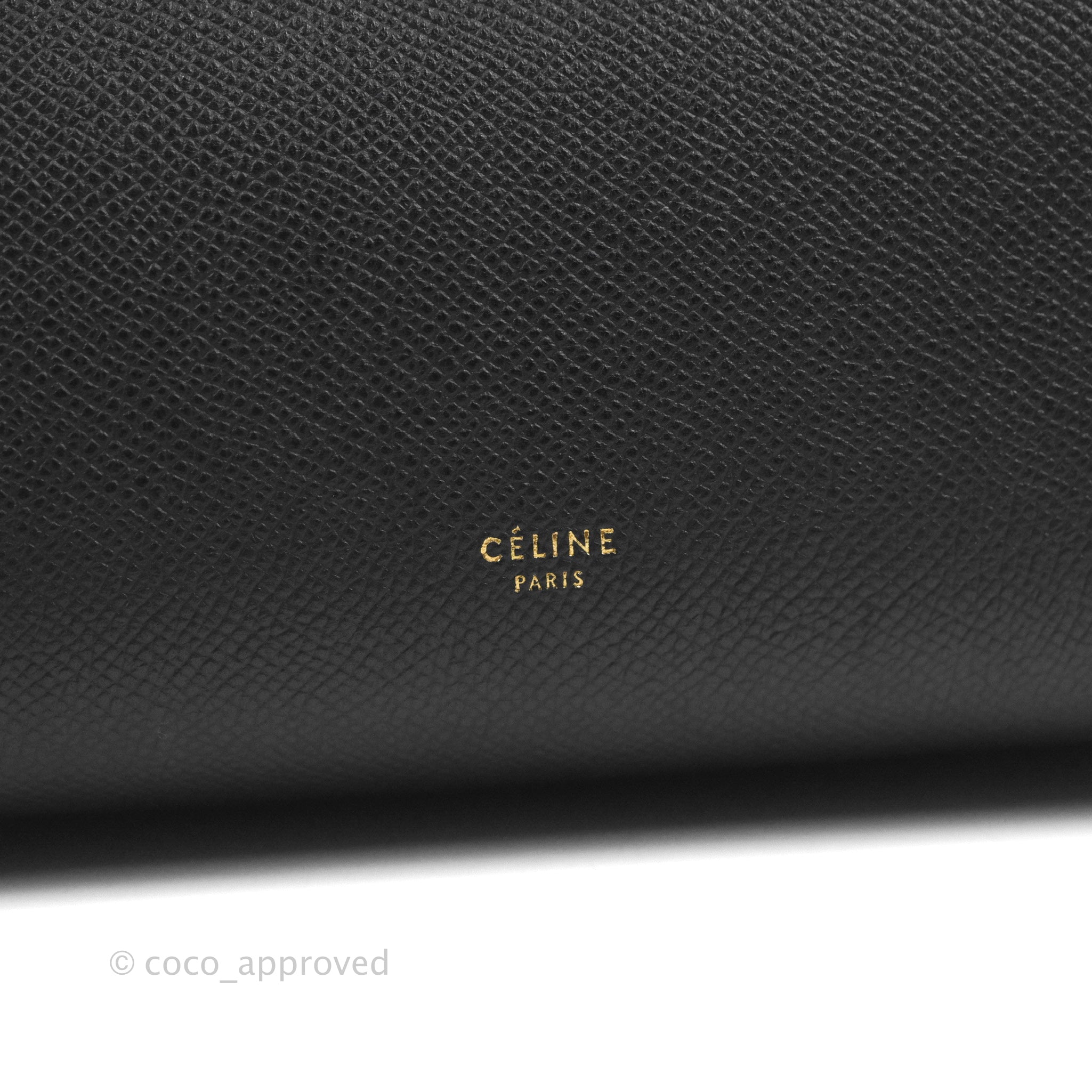 celine mini belt bag black