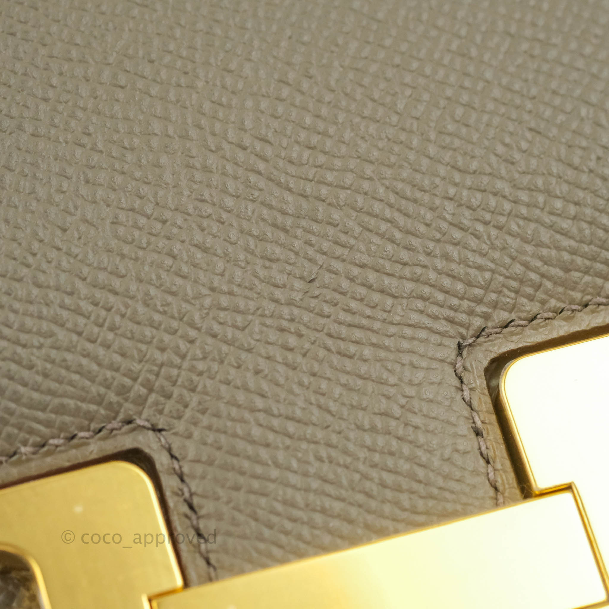 Hermès Constance III Mini 18cm Veau Epsom Gold 37 Gold Hardware