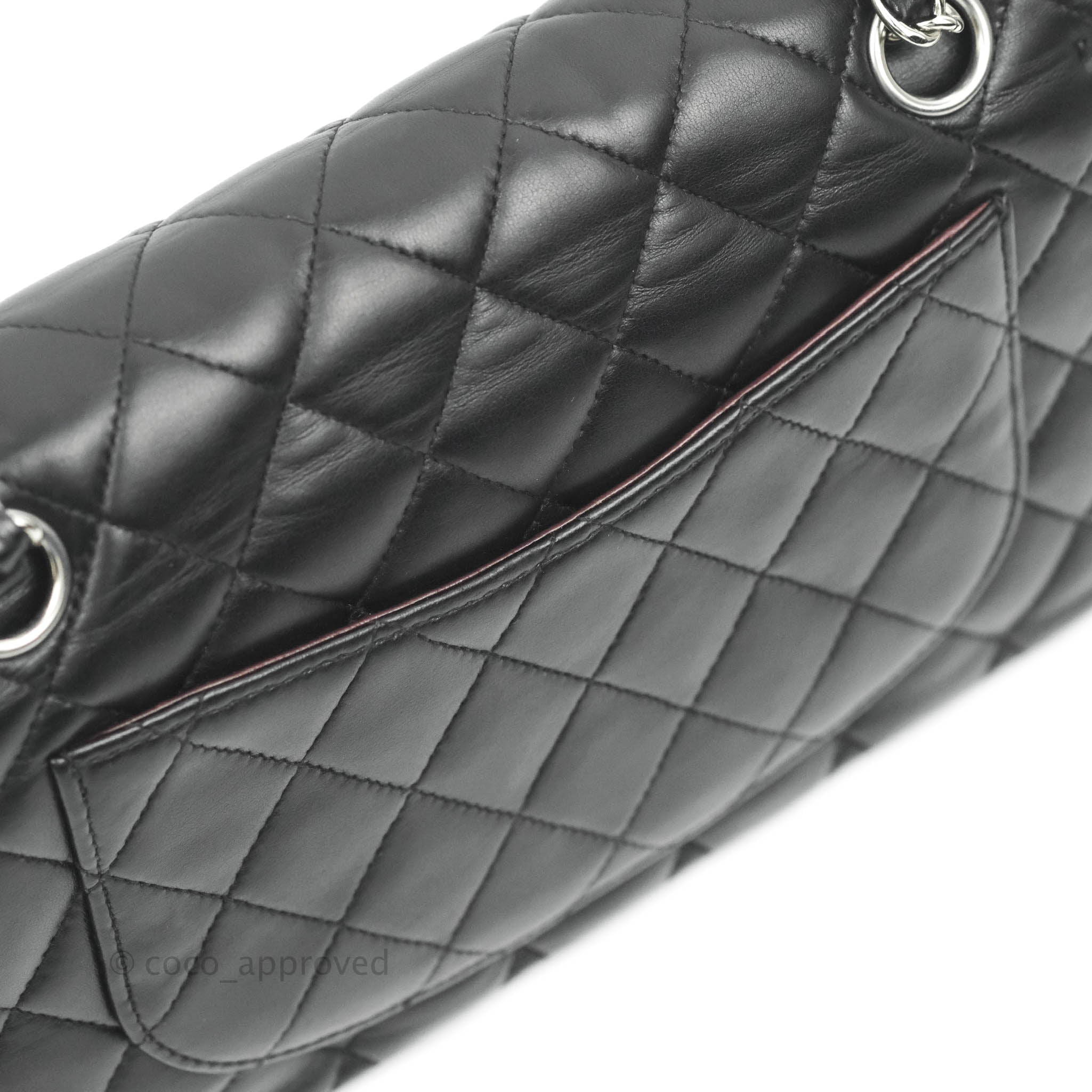 Chanel Black Quilted Caviar Small Classic Double Flap Bag Silver Hardware –  Madison Avenue Couture
