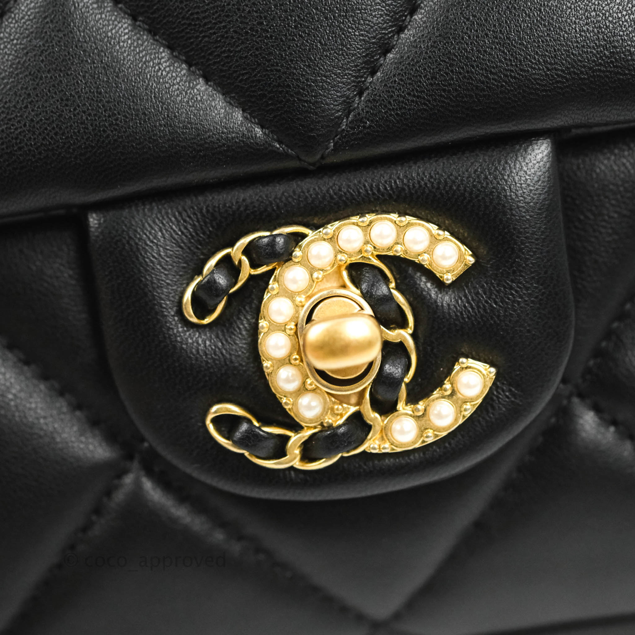 Chanel Flap Bag with Adjustable Strap Dark Brown Lambskin Aged Gold Ha –  Coco Approved Studio