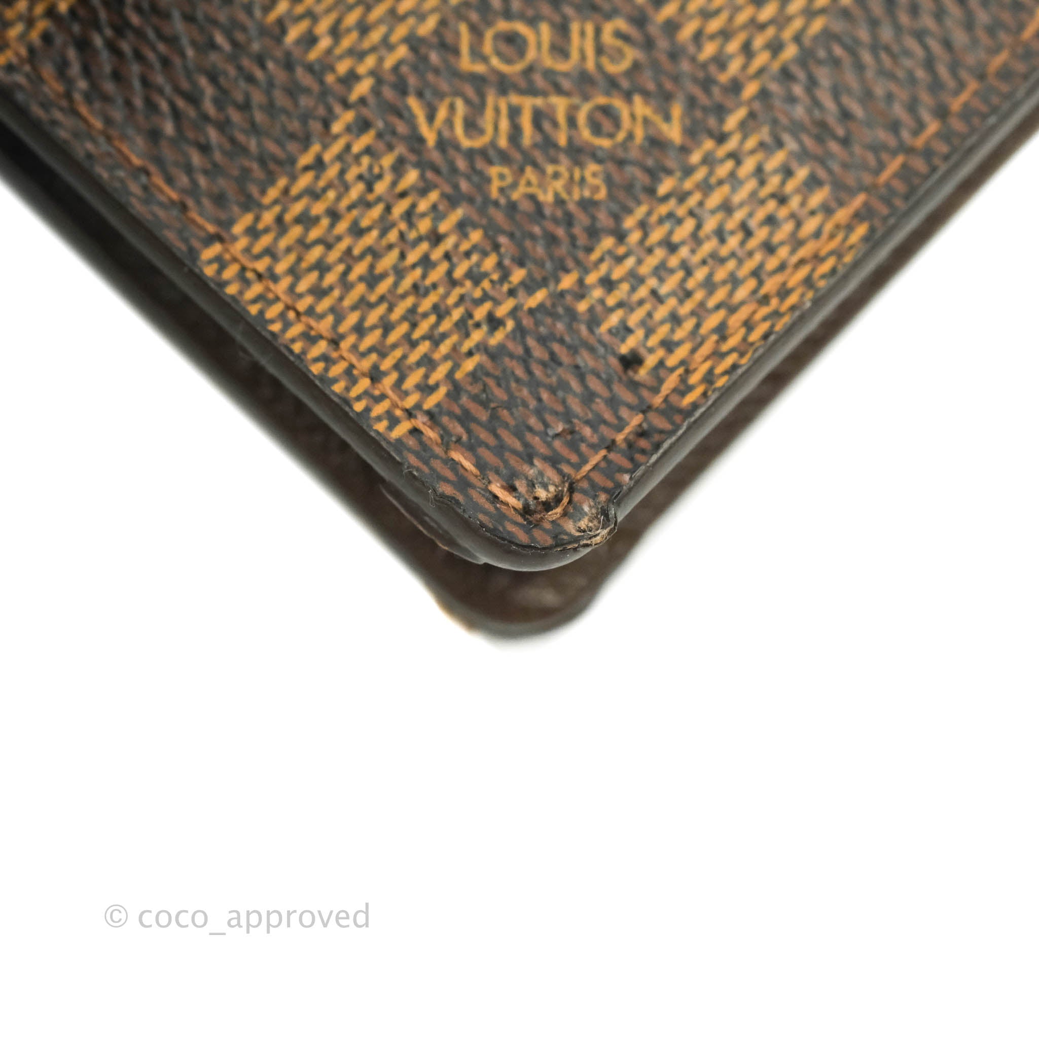 Louis Vuitton Brown Ebene Monogram Canvas Pocket Organizer Credit