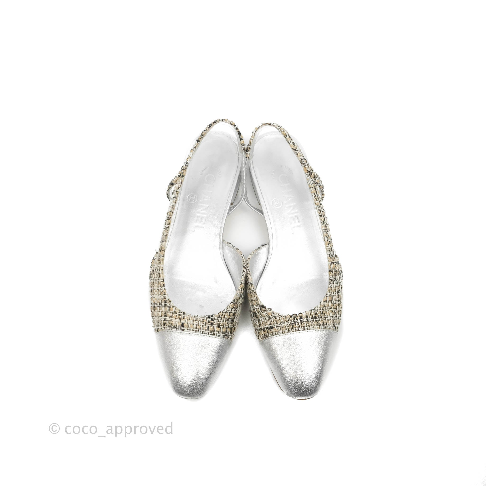 chanel white dress shoes