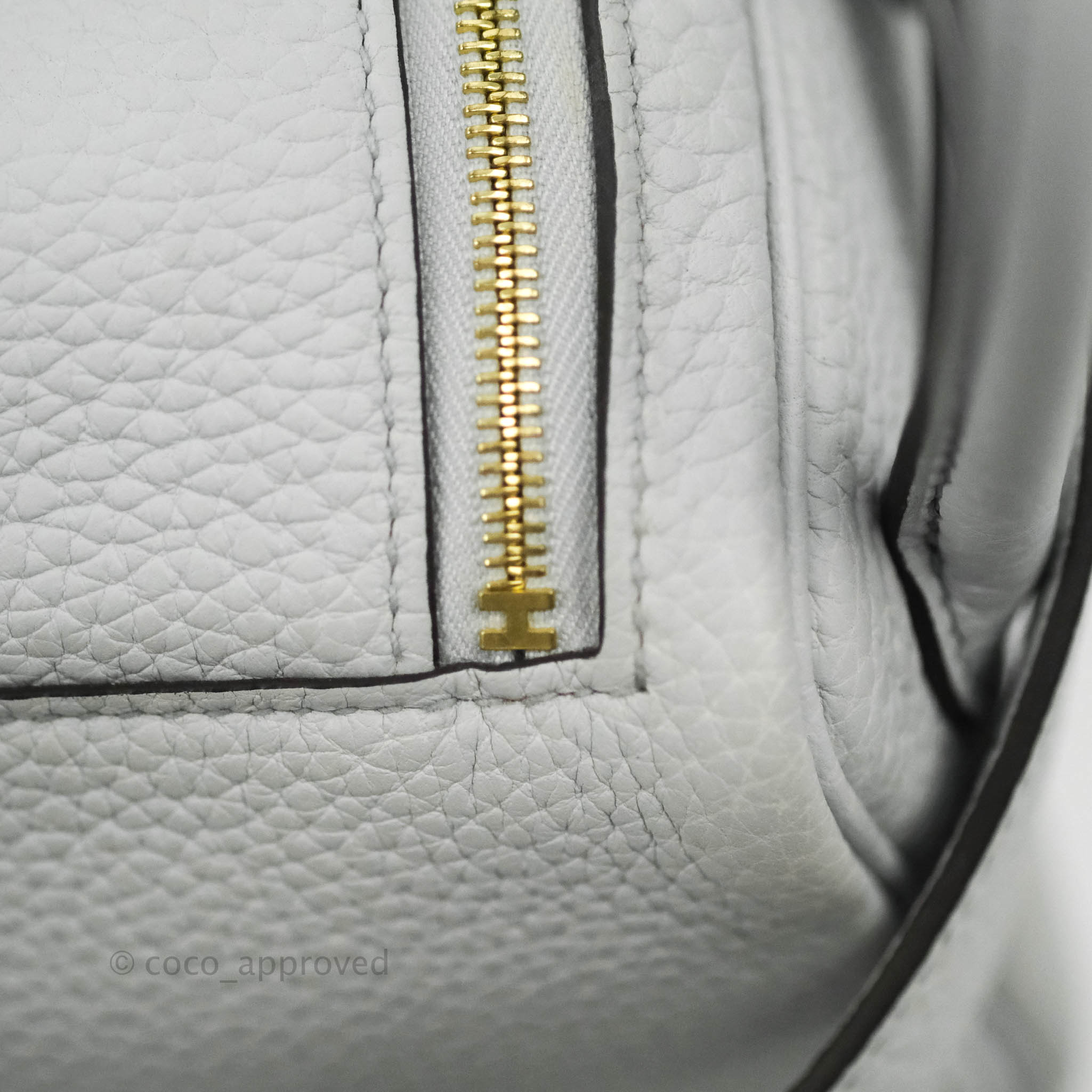 Hermès Mini Lindy 20 Blue Pale Swift Gold Hardware – Coco Approved Studio