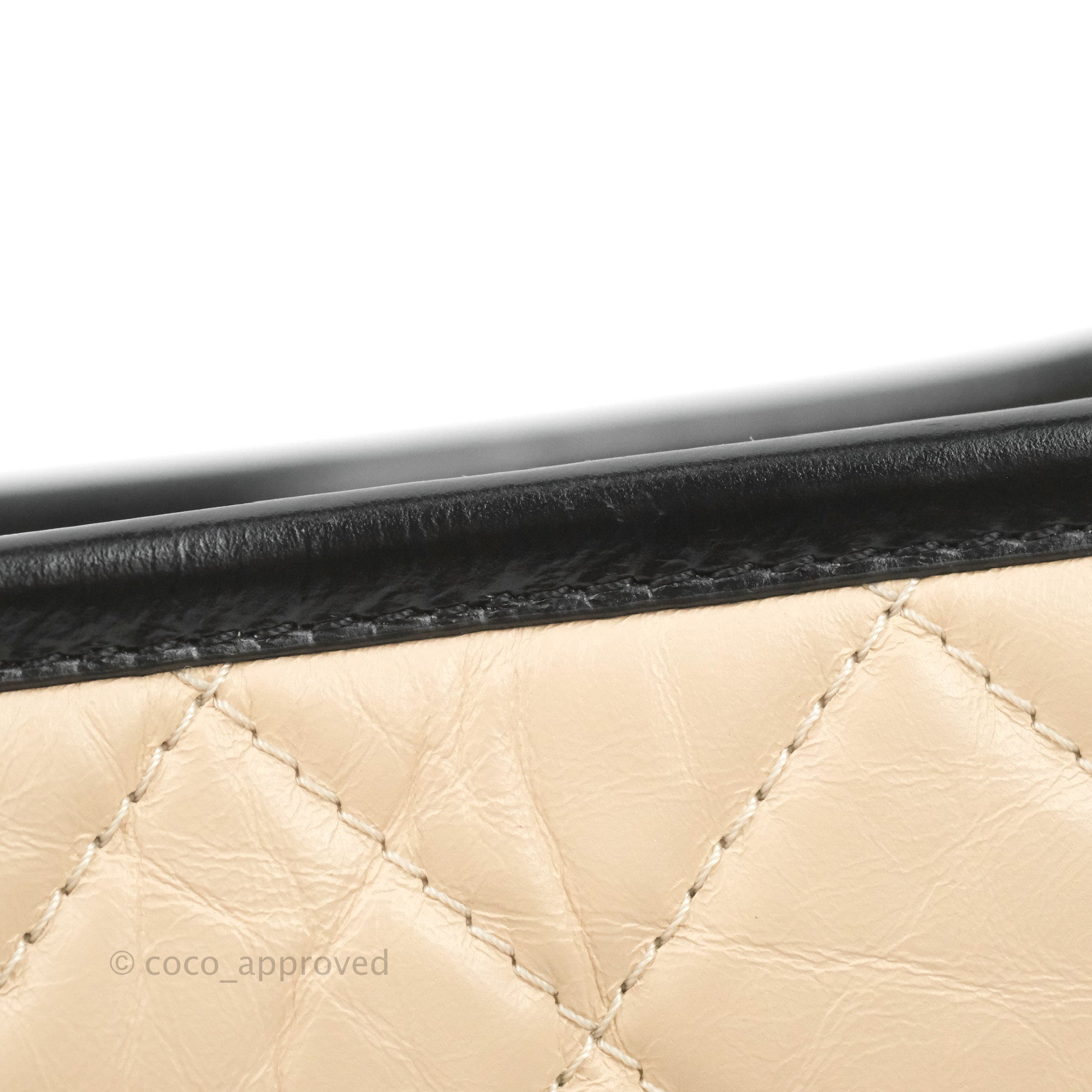 Chanel Small Gabrielle Hobo Quilted Beige Aged Calfskin – Coco