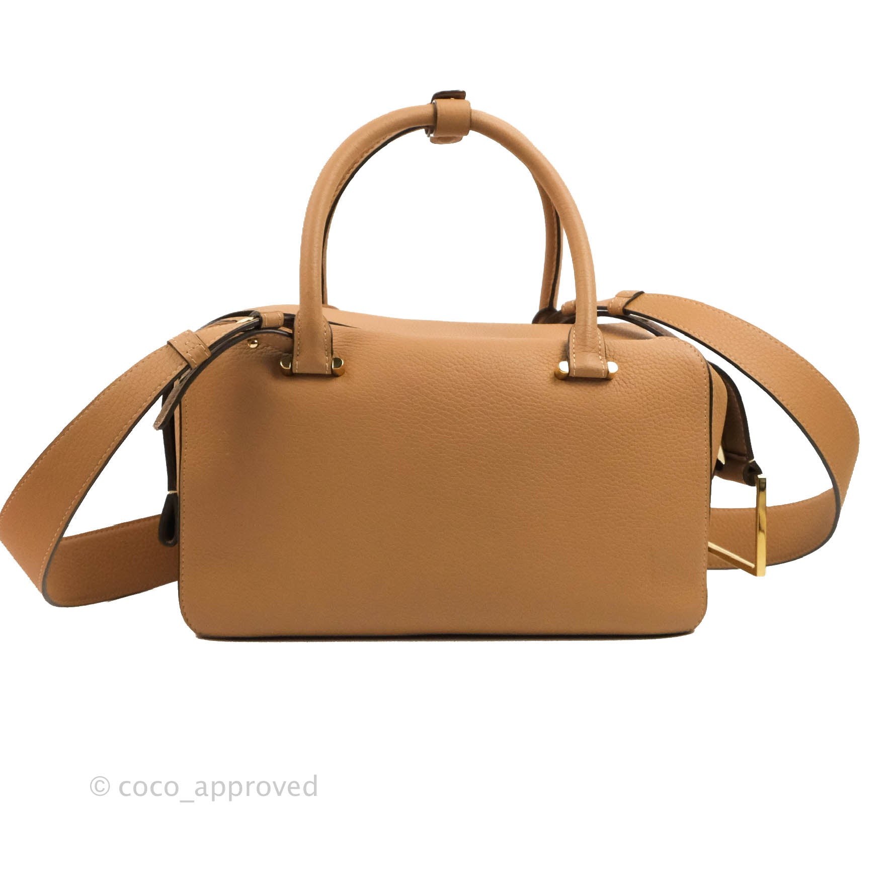 Delvaux Cool Box MM in Taurillon Soft Grained Calfskin Vegetal