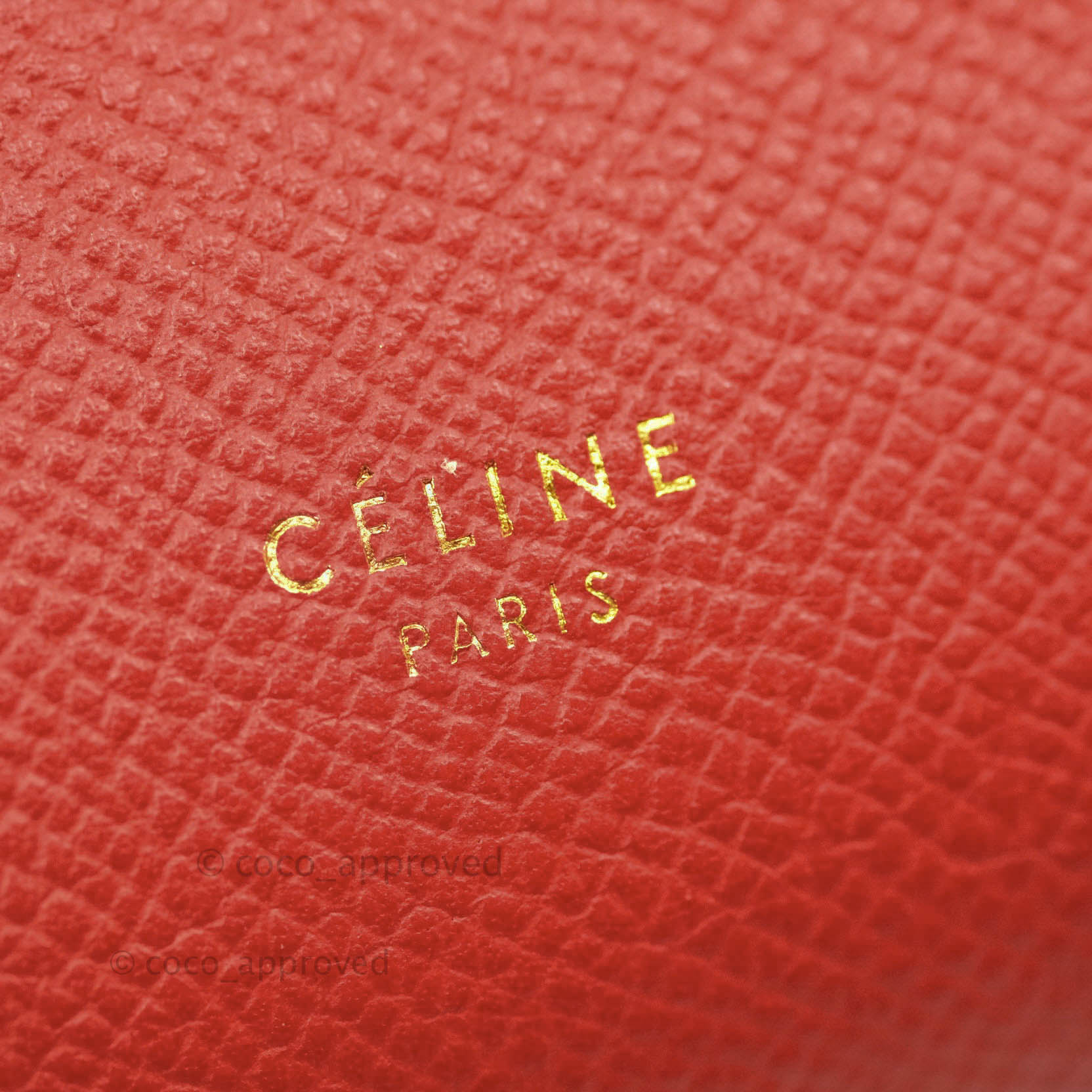 Celine Nano Belt Bag Grey Grained Calfskin Gold Hardware – Coco Approved  Studio