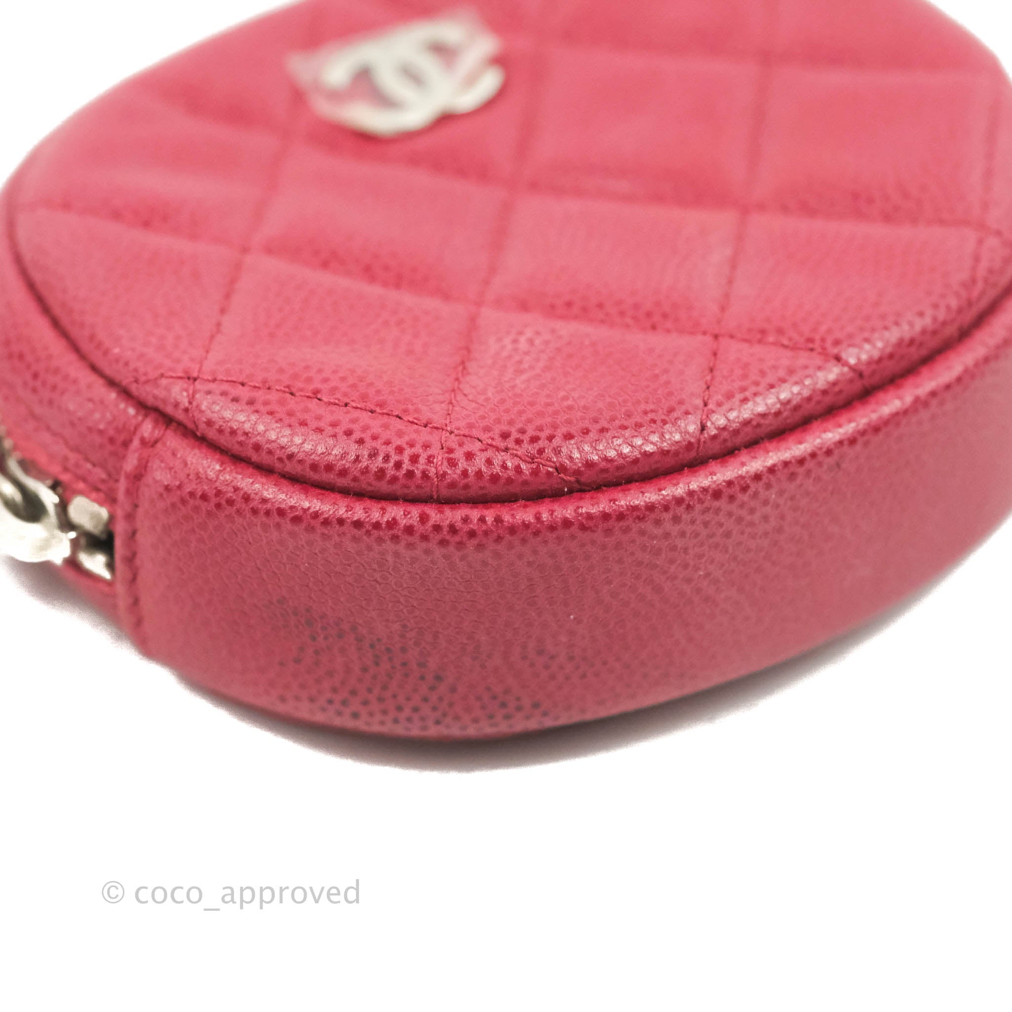 Chanel Filigree Round Coin Purse Quilted Caviar - ShopStyle Wallets & Card  Holders