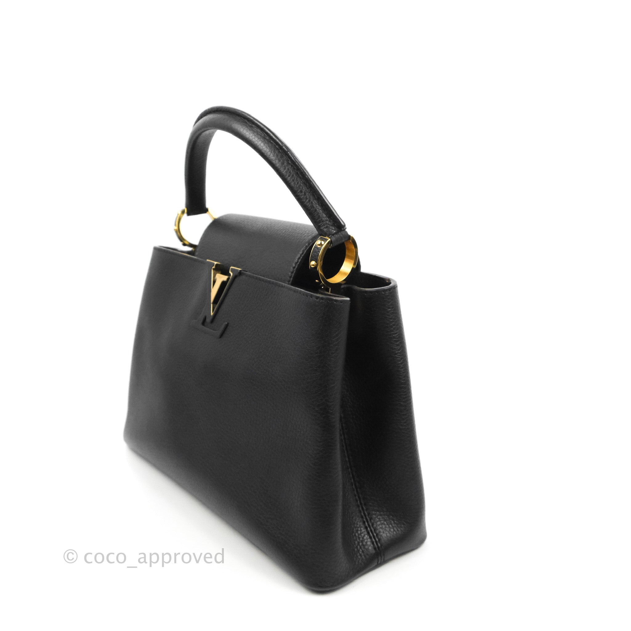 Louis Vuitton Capucines PM Taurillon Leather Tote Bag