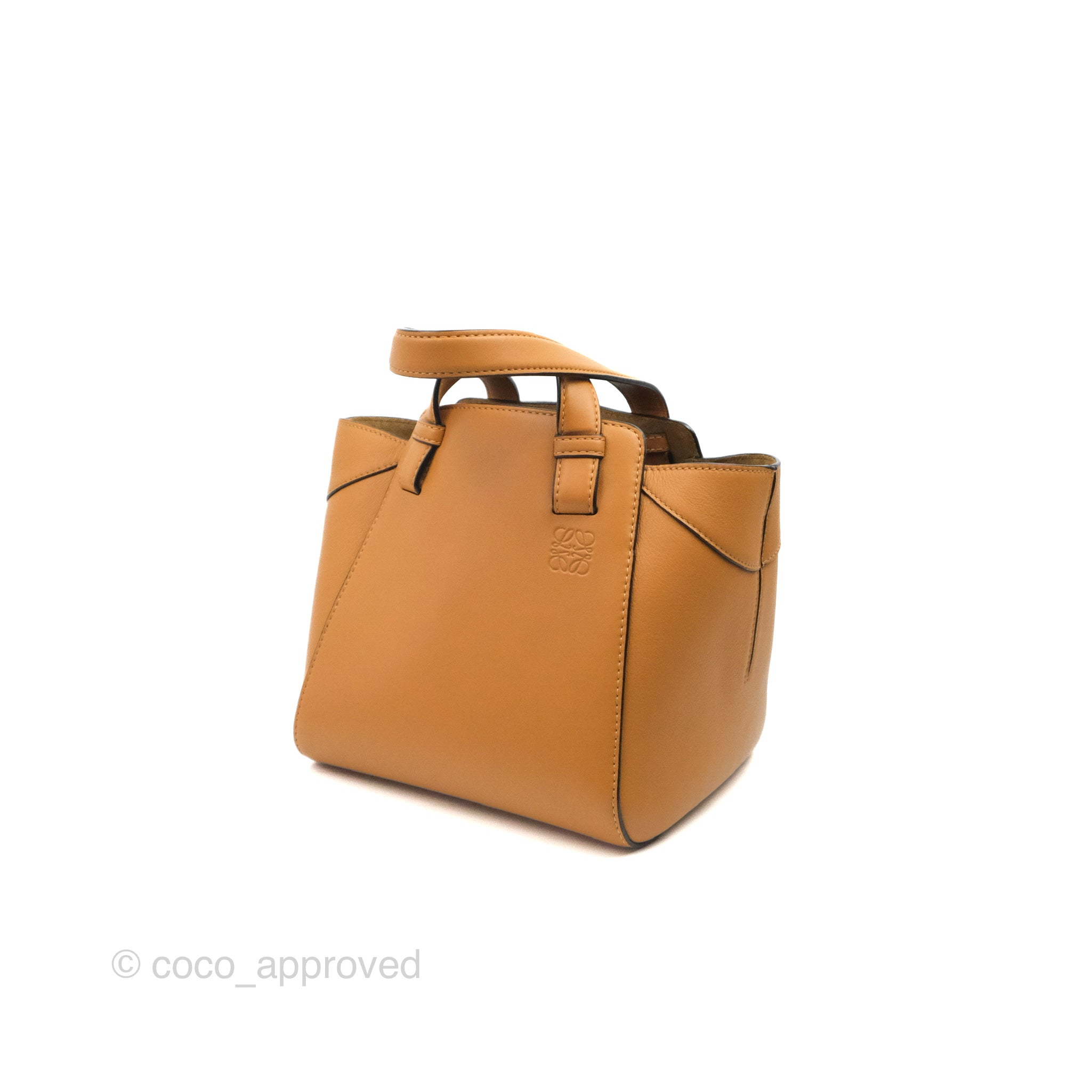 LOEWE Hammock Nugget Bag in Nappa Calfskin Soft White in Calfskin Leather -  US