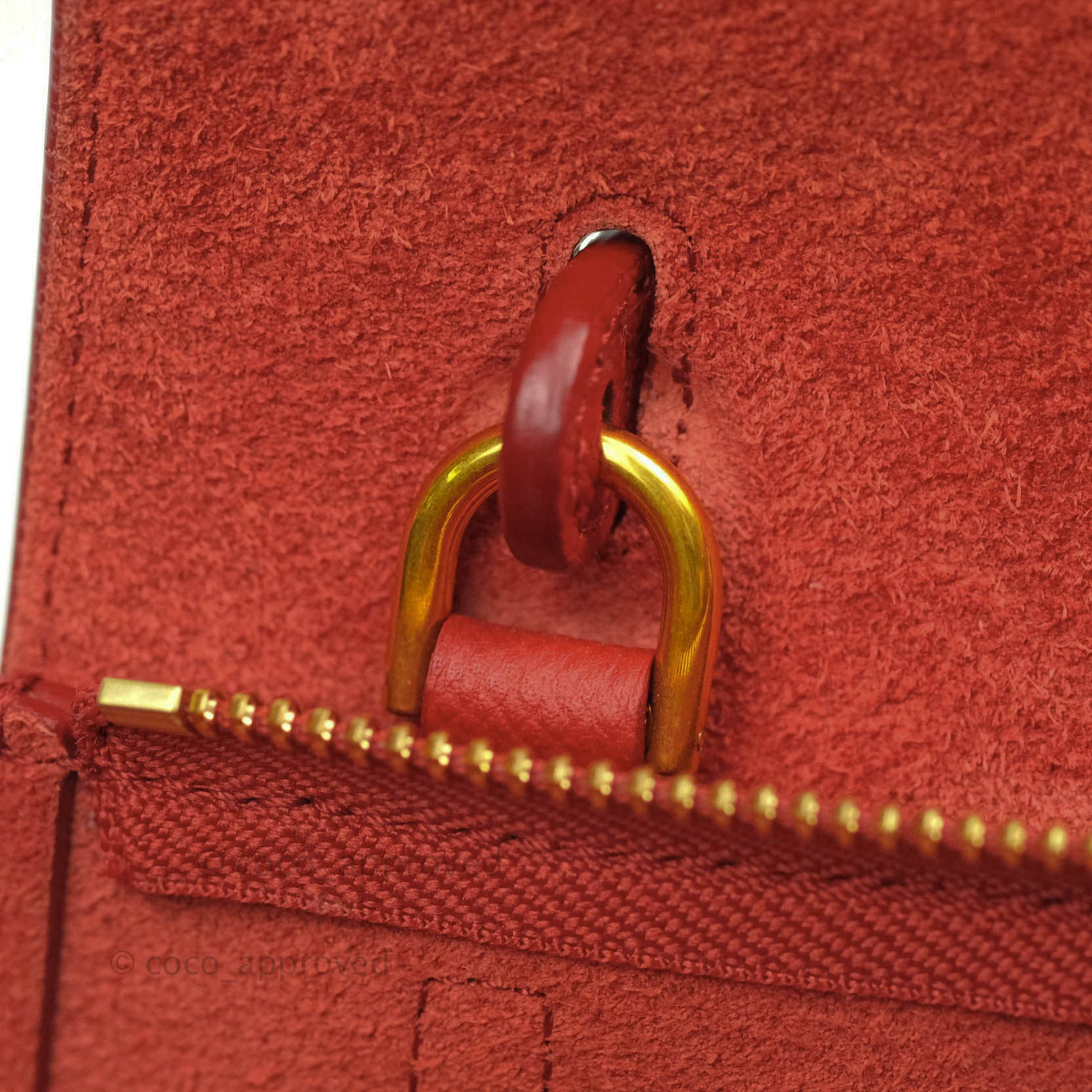 Celine belt nano Red gold, Women's Fashion, Bags & Wallets, Cross-body Bags  on Carousell